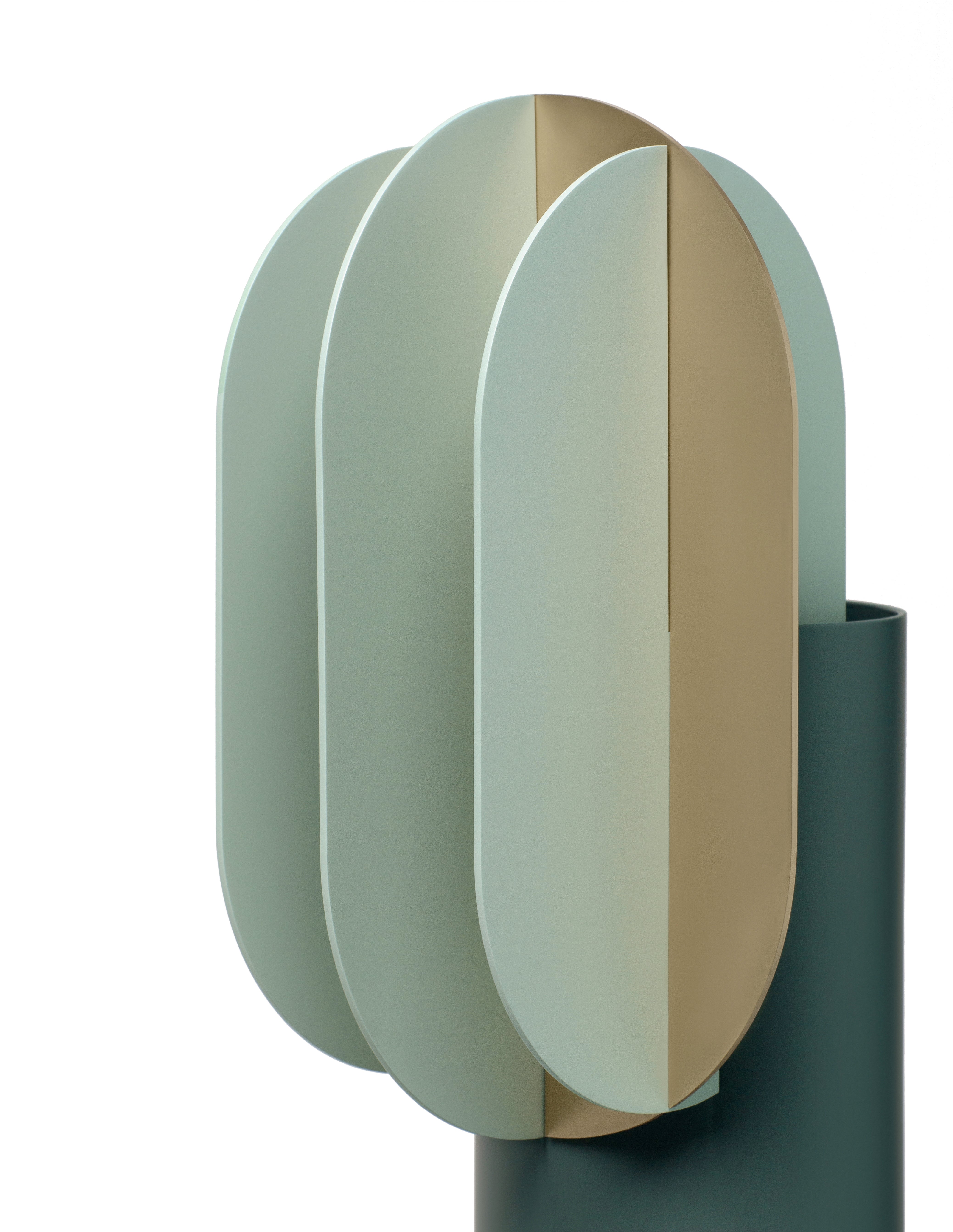 Vaas GABO groen met messing