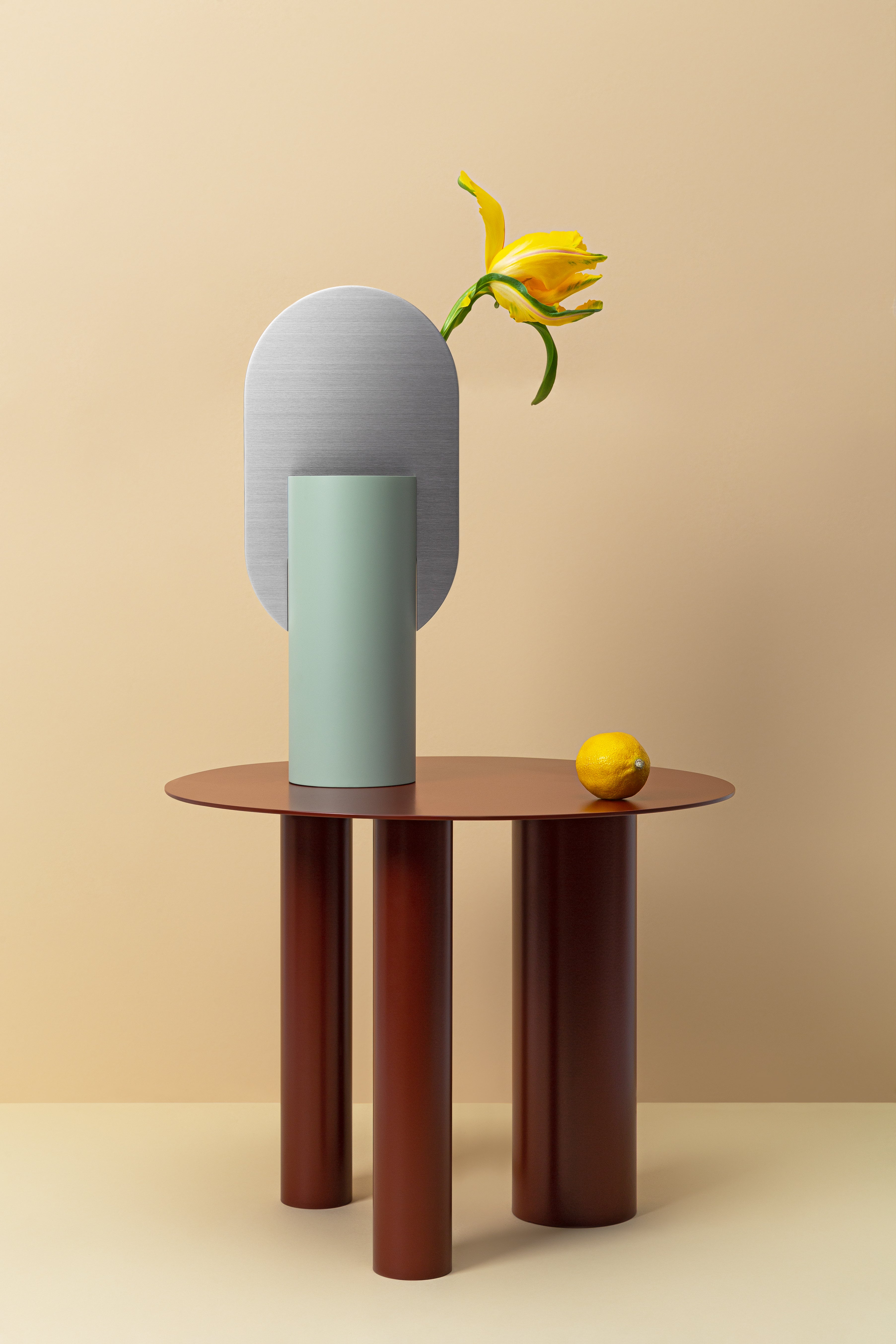 Vaas GENKE grijs-groen met staal