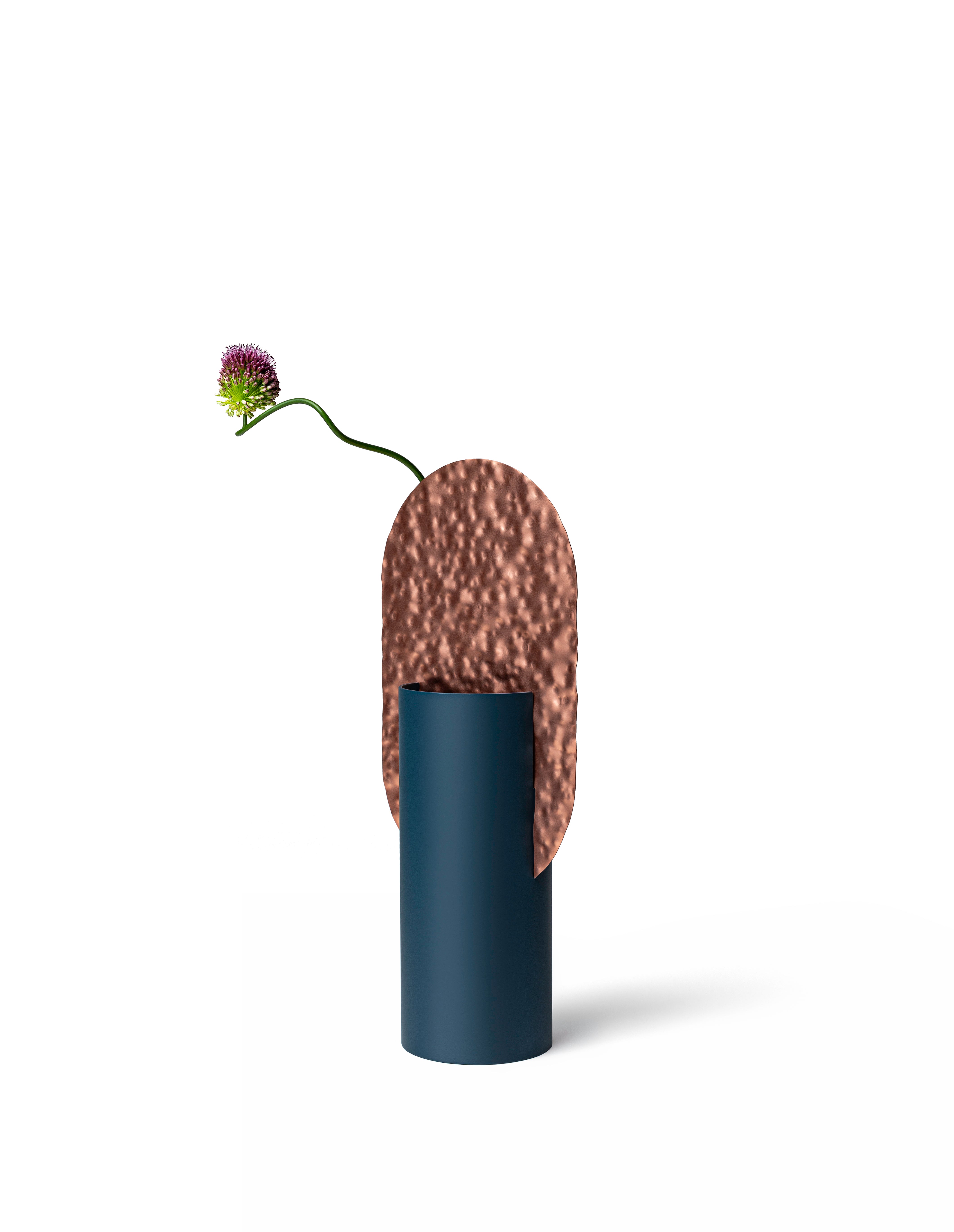 Vaas GENKE - GENUMMERDE EDITIE kobalt met koper