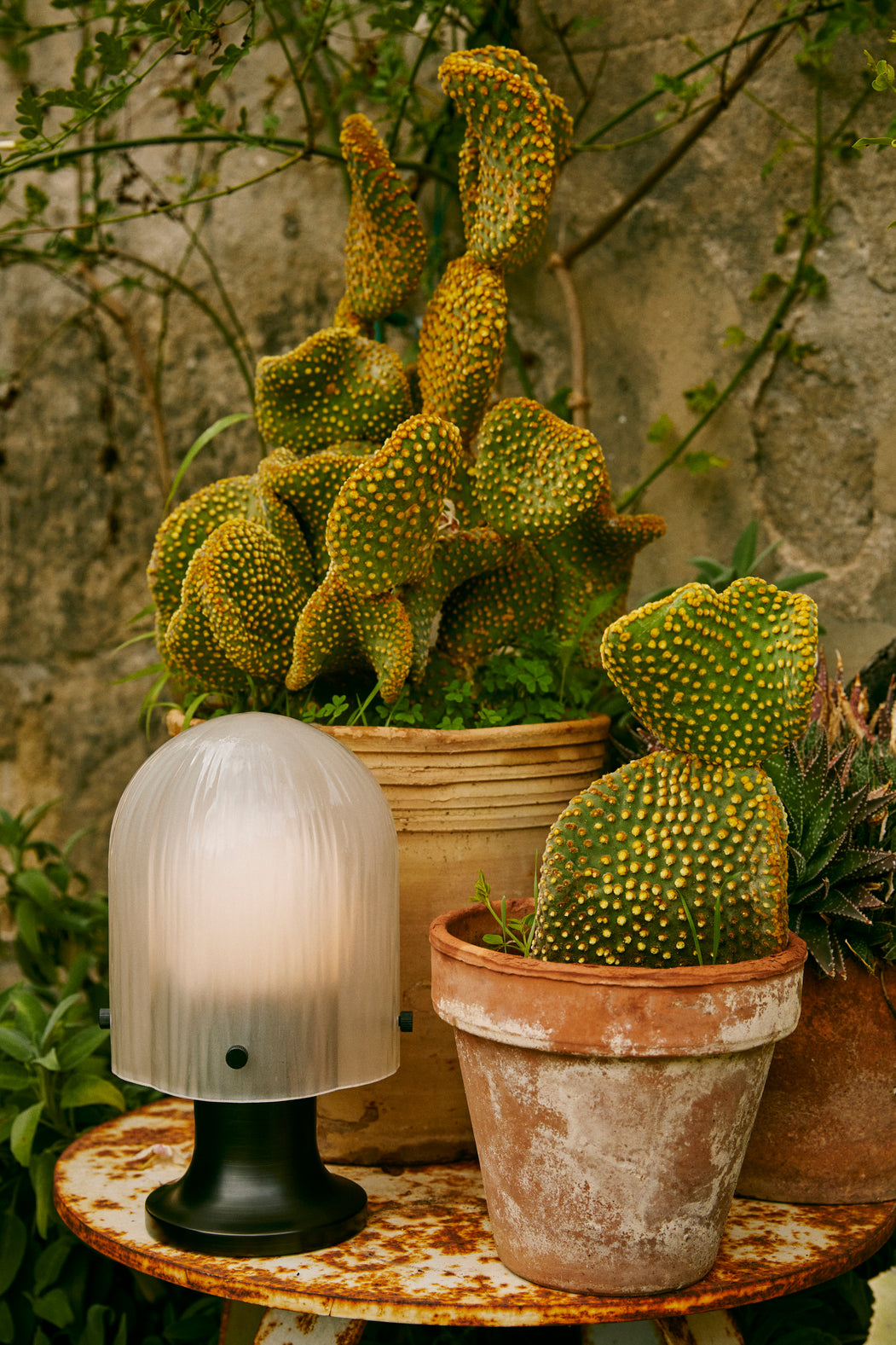 Draagbare lamp SEINE glas