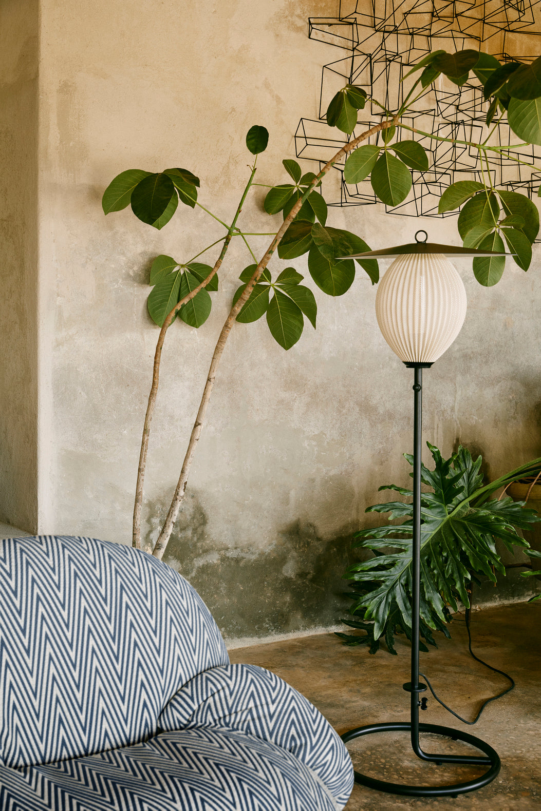 Stehlampe für den Außenbereich SATELLITE weiß