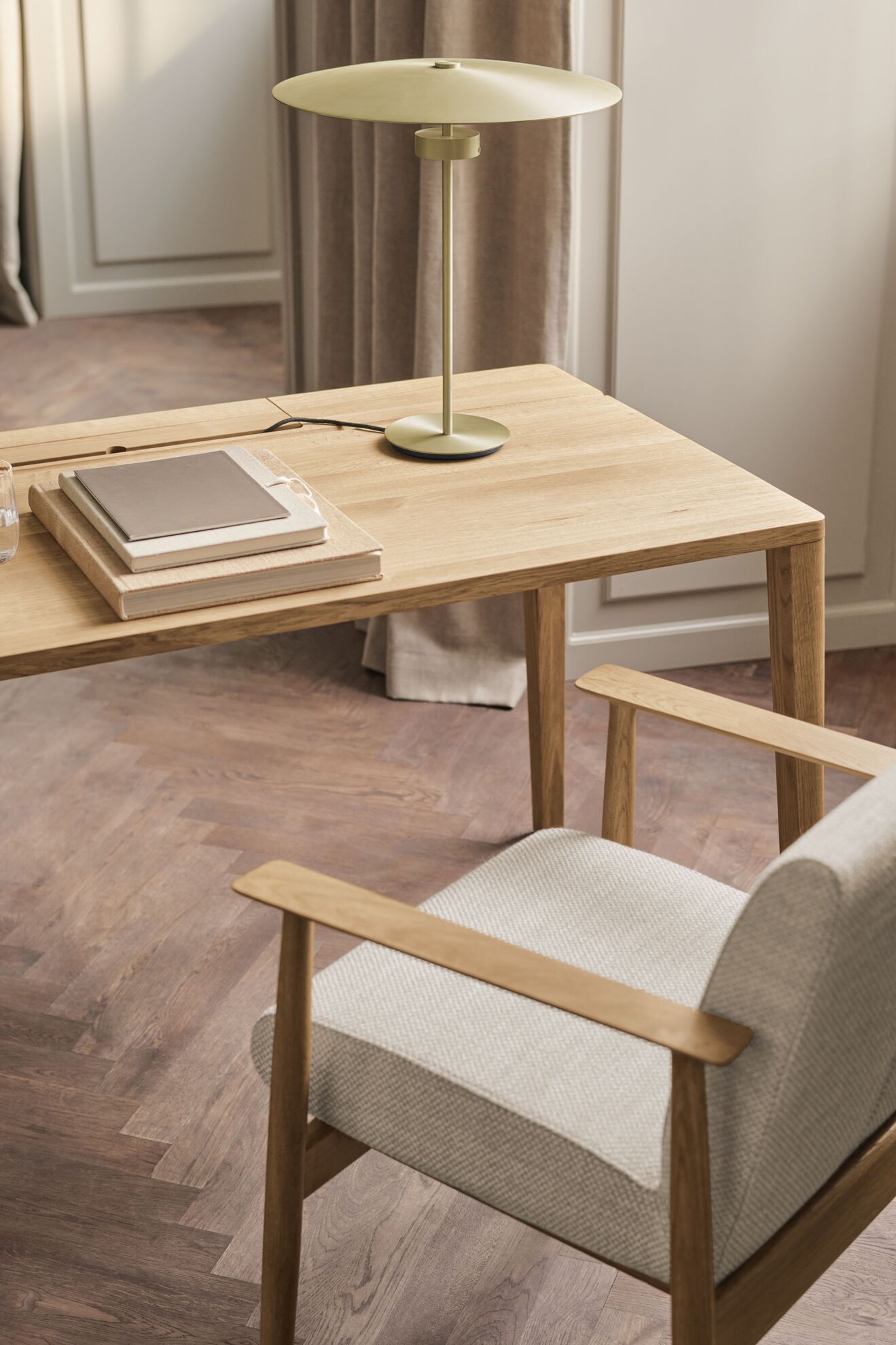 Tafellamp REFLECTION grijs