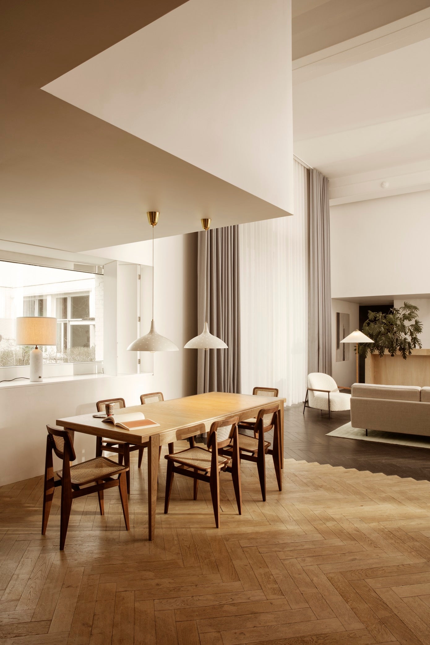 Pendelleuchte 1965 gold