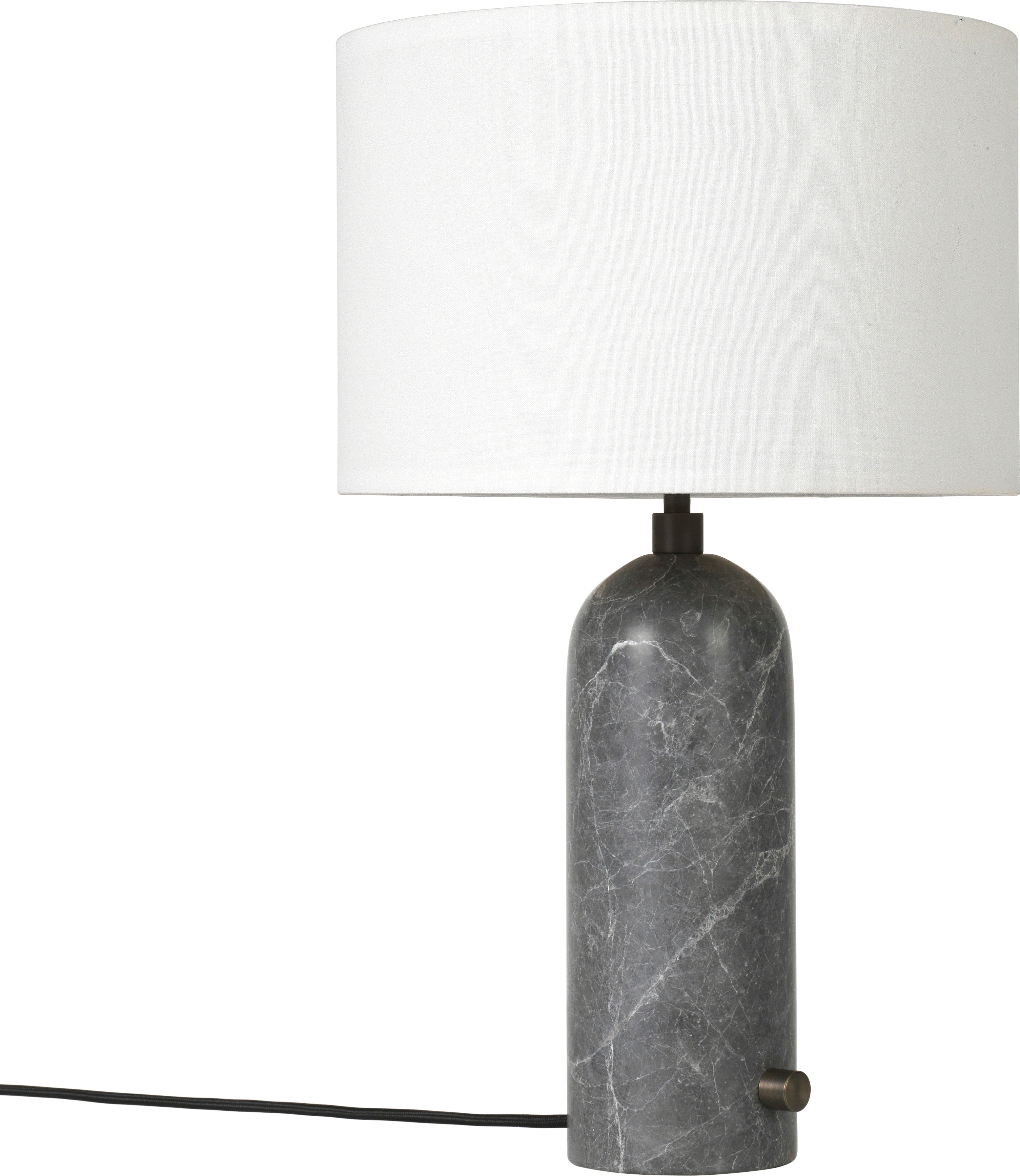 GRAVITY Table Lamp Gray Marble