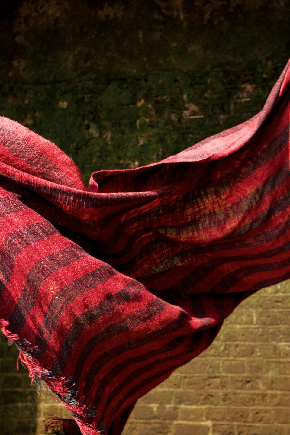 BAND blanket burgundy