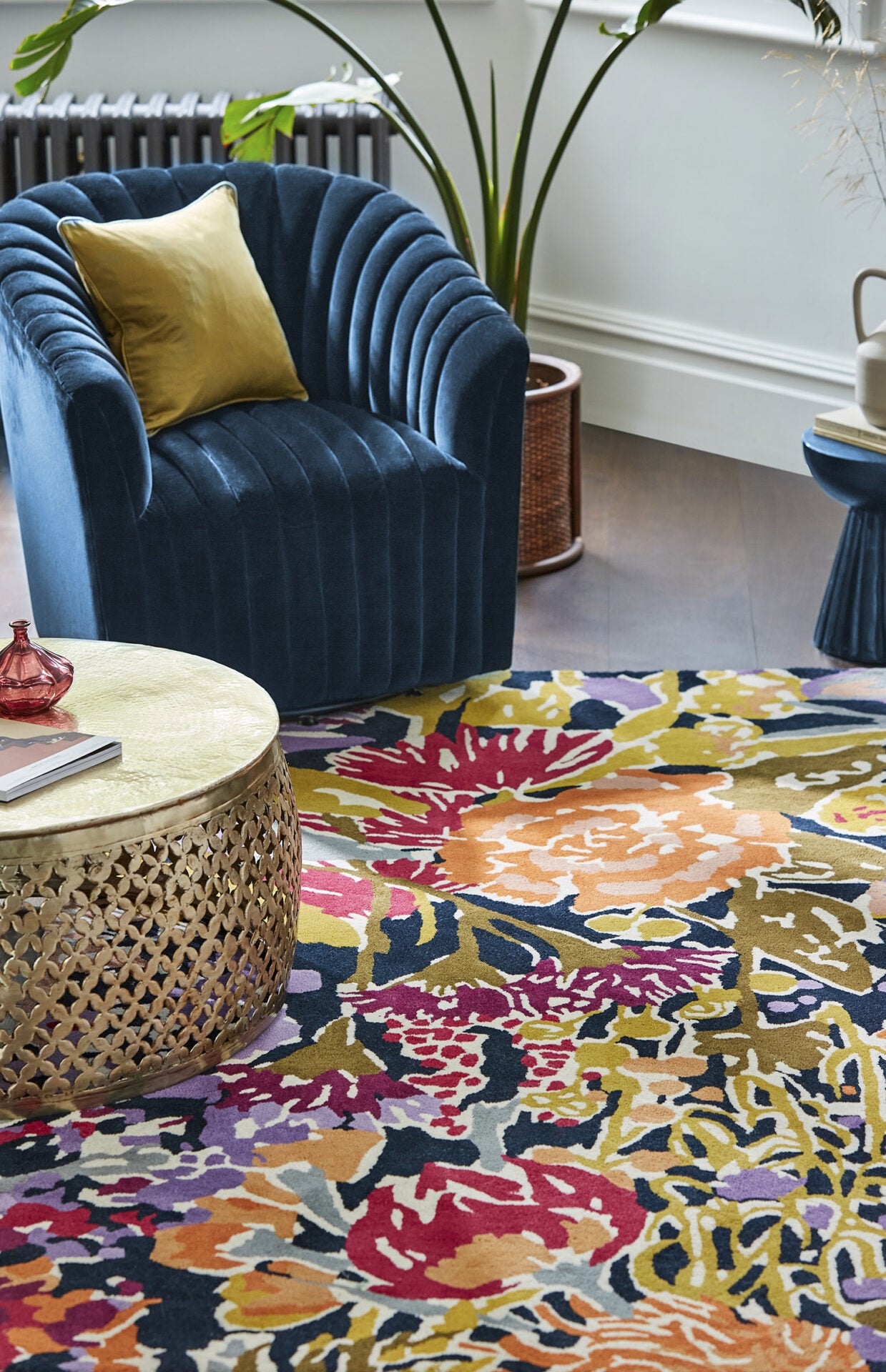 Vloerkleed SANGUINE AUBERGINE multikleur