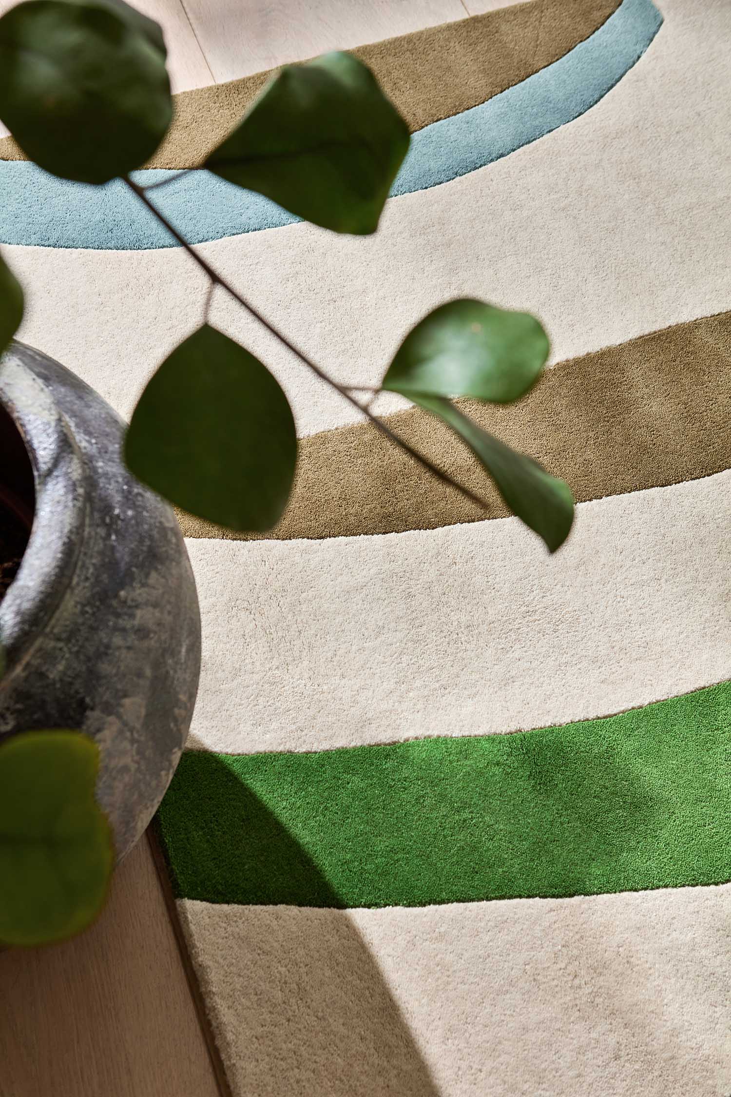 TORILLO EMERALD AZUL Teppich beige-grün