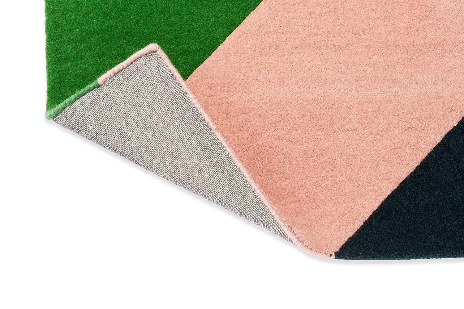 SHERBET STRIPE EMERALD AMBER mehrfarbiger Teppich