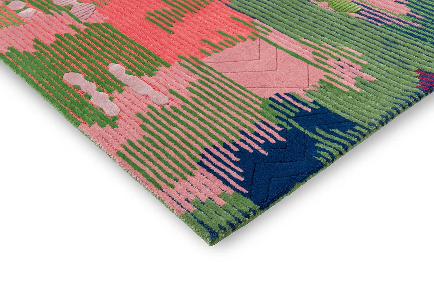 Vloerkleed WILDERNESS PERIDOT EMERALD groen-roze