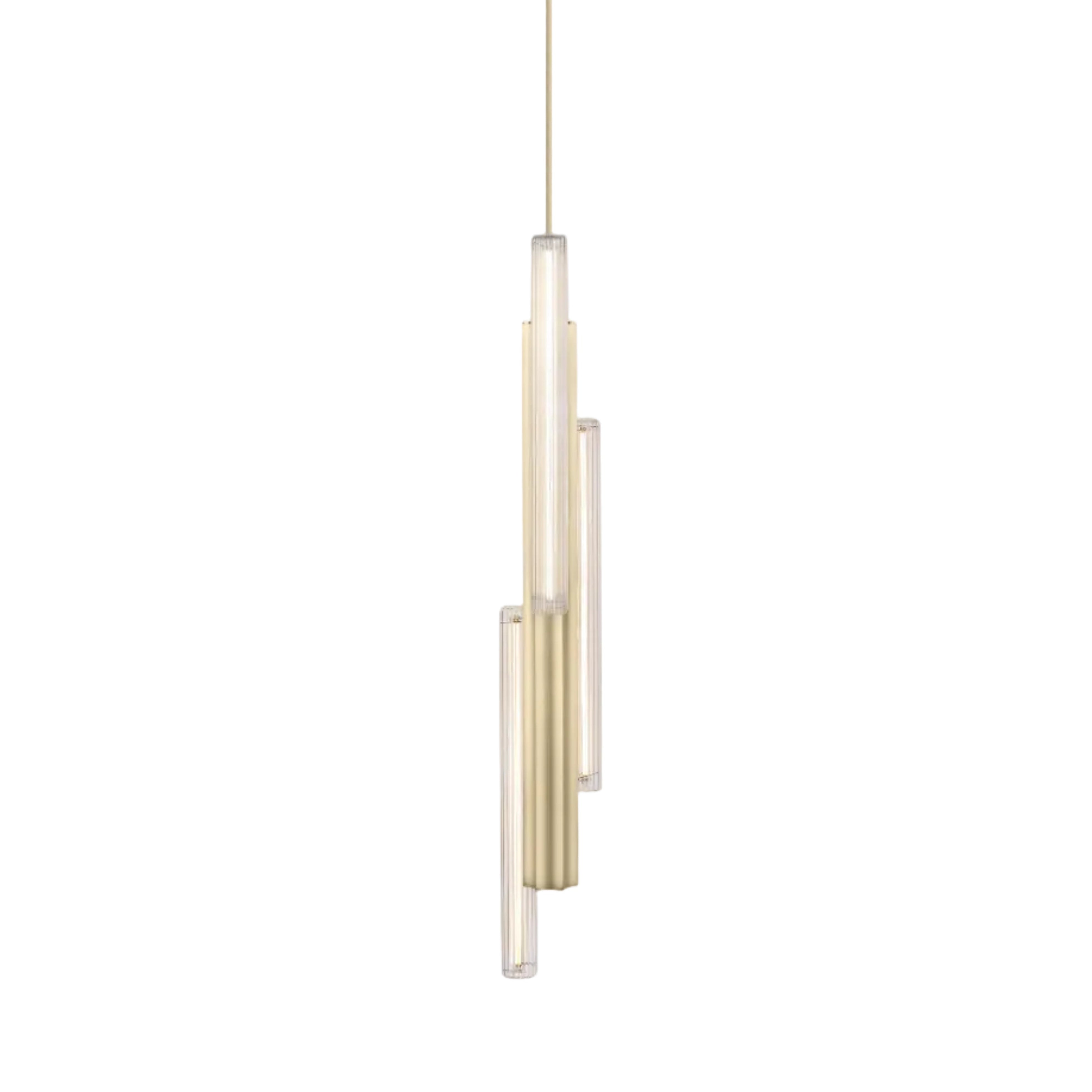 Hanglamp HAIL geborsteld goud