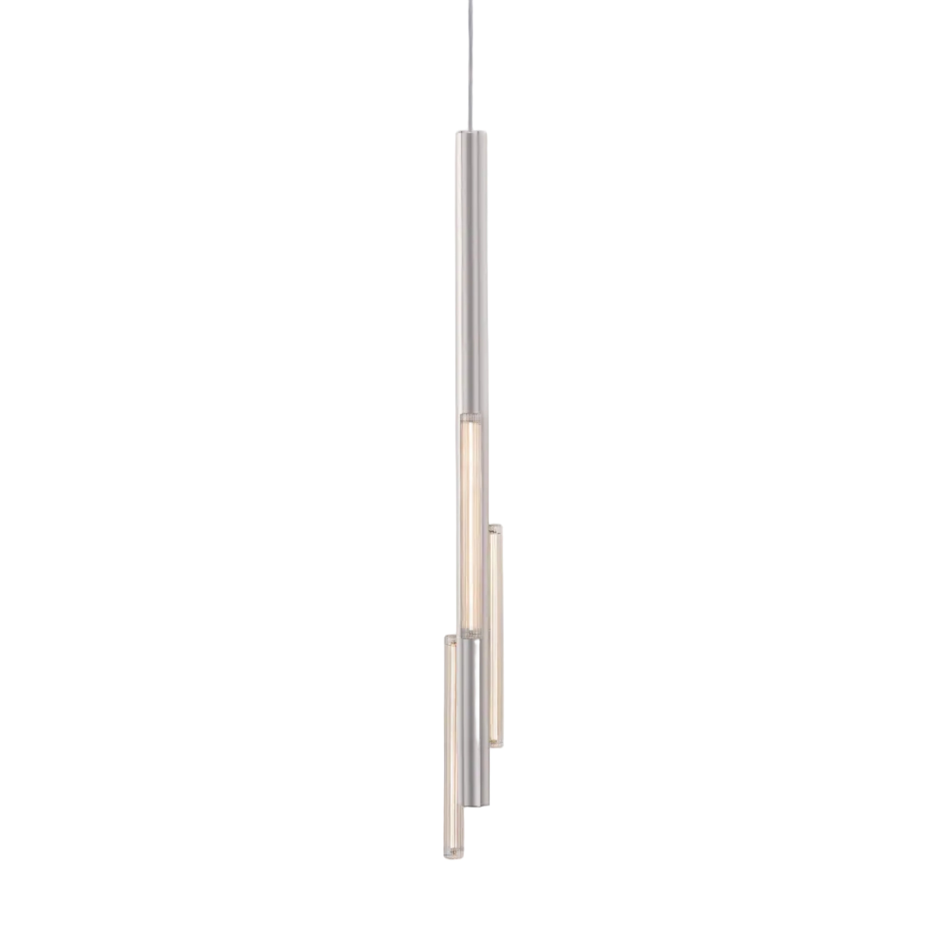 Hanglamp HAIL geborsteld zilver