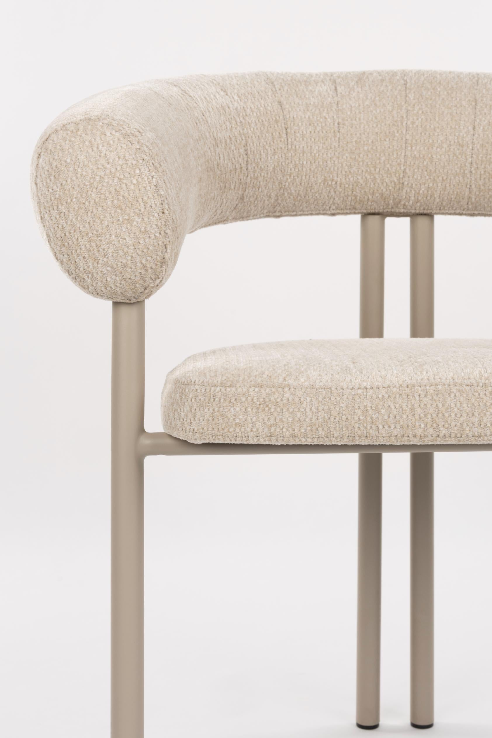 Fauteuil met armleuningen HEELS beige