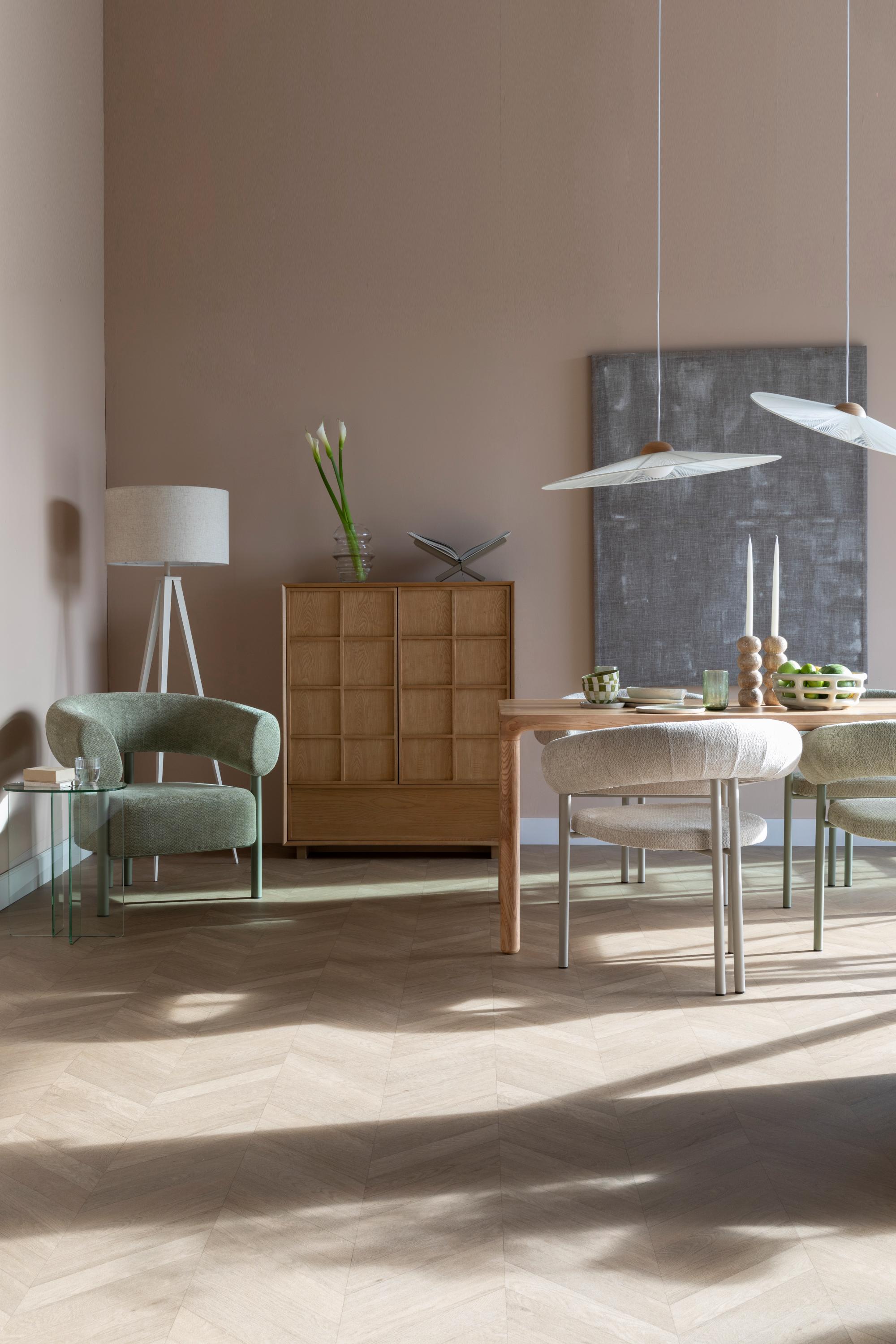 Fauteuil met armleuningen HEELS beige