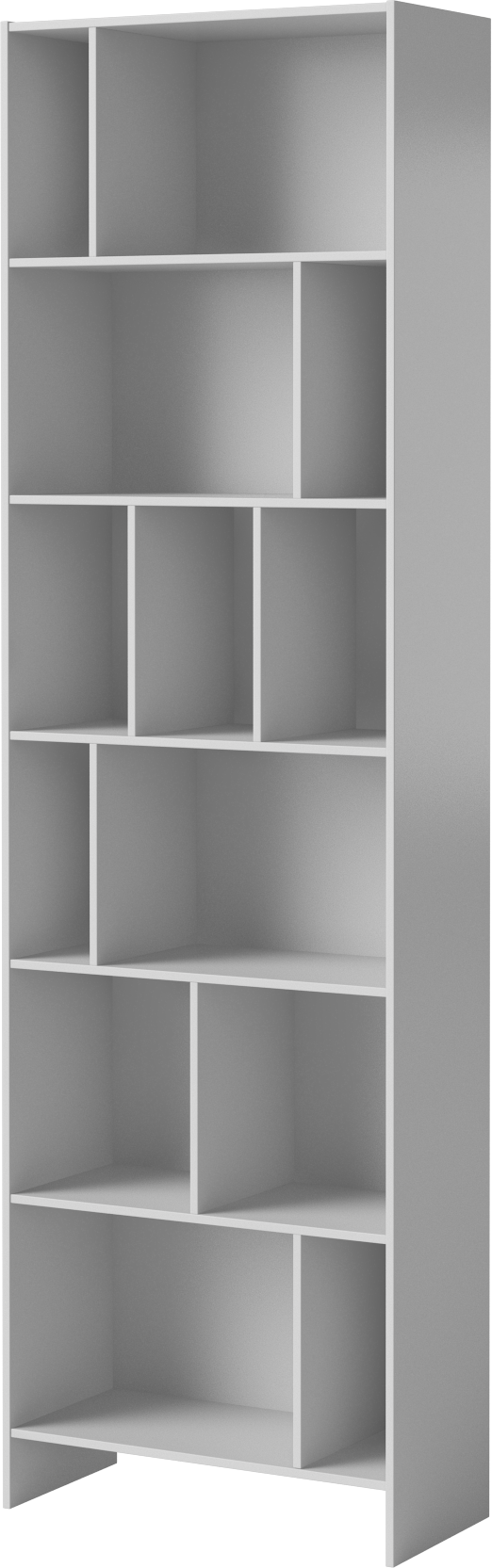 Boekenkast HOUSE grijs fineer