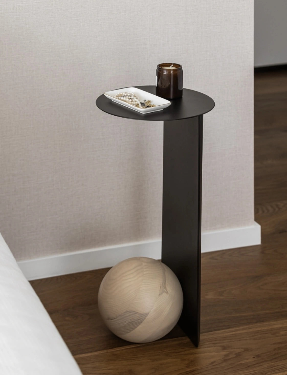 Zijtafel SION staal en hout