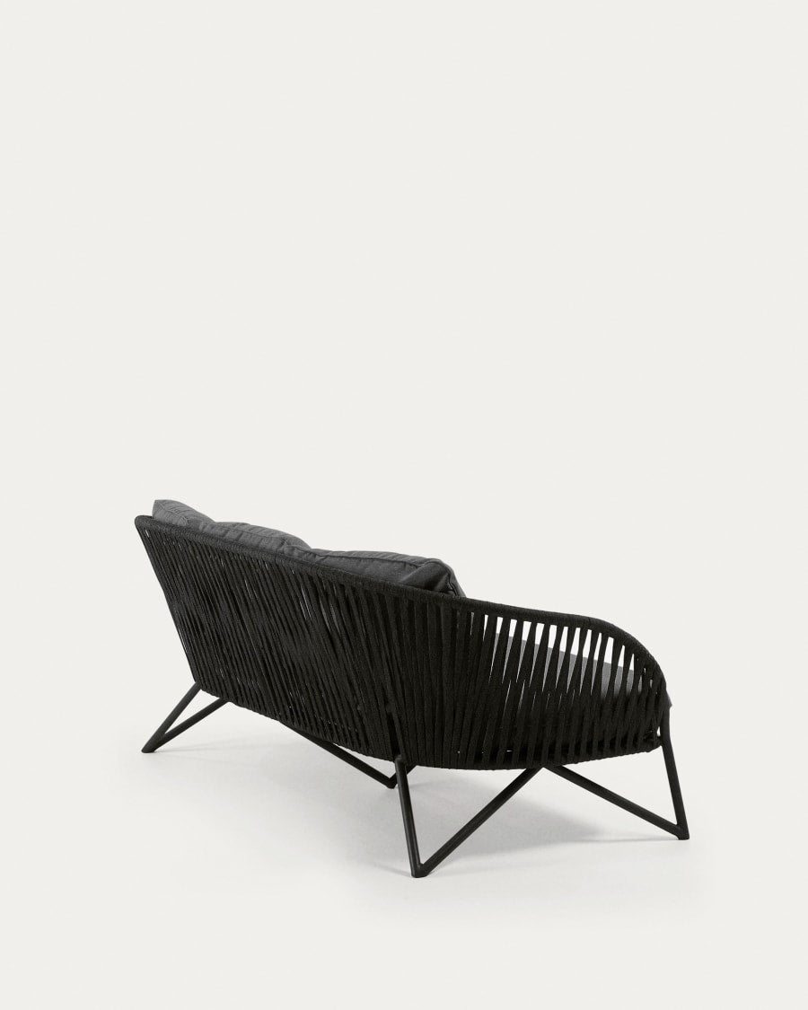 Gartensofa BRANZIE schwarz 