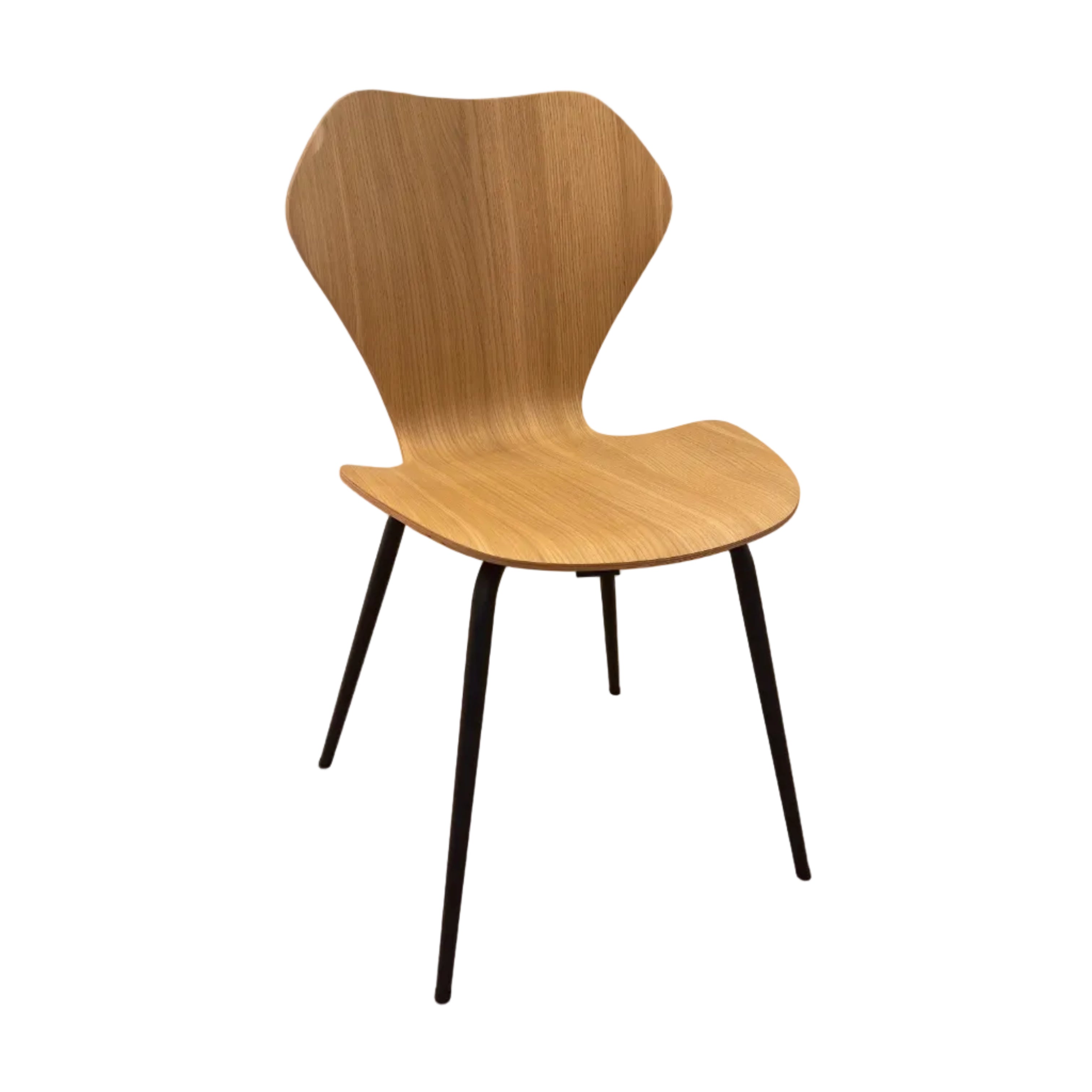 Stoel KA237 CLASSIC natuurlijk eiken met zwarte basis - uit de showroom