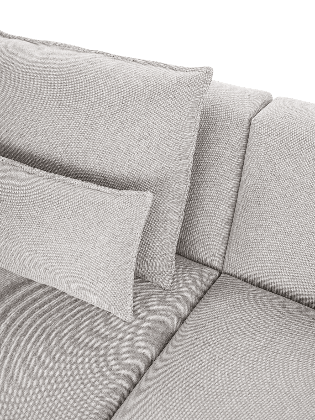Sofa 3-zits open rechts IN SITU gestoffeerd