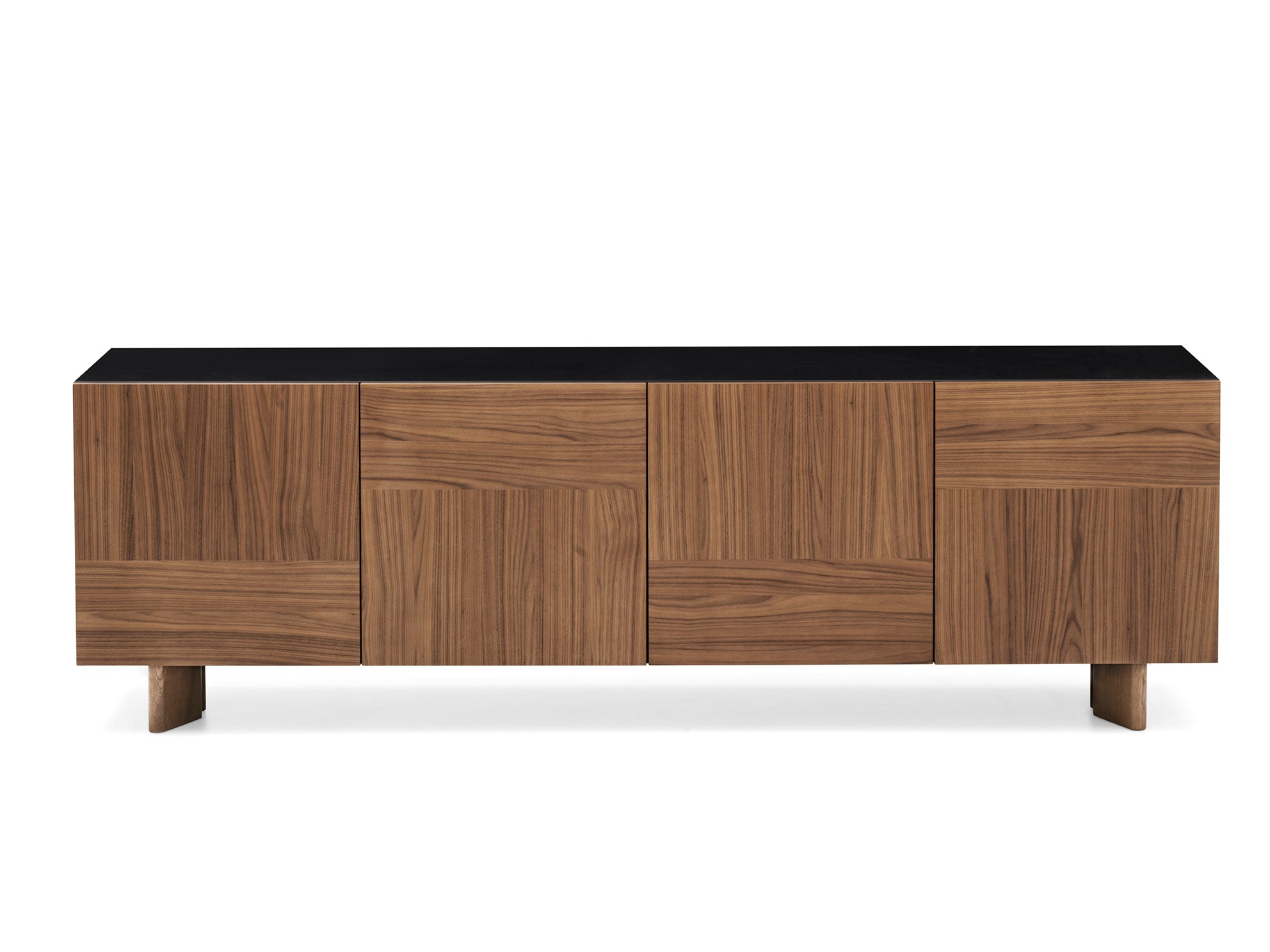 Chest of drawers in walnut wood