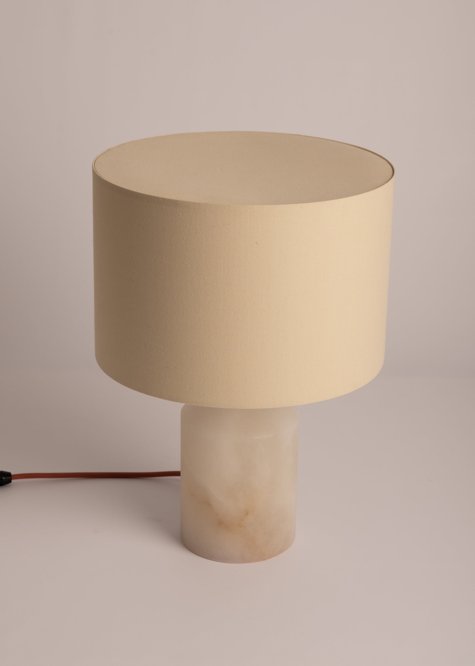 Tischlampe JOSEF weißer Alabaster