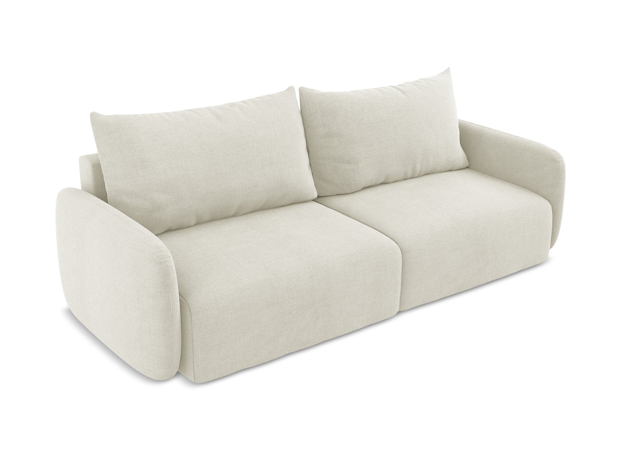 Sofa 3-Sitzer mit Schlaffunktion KALENA beige