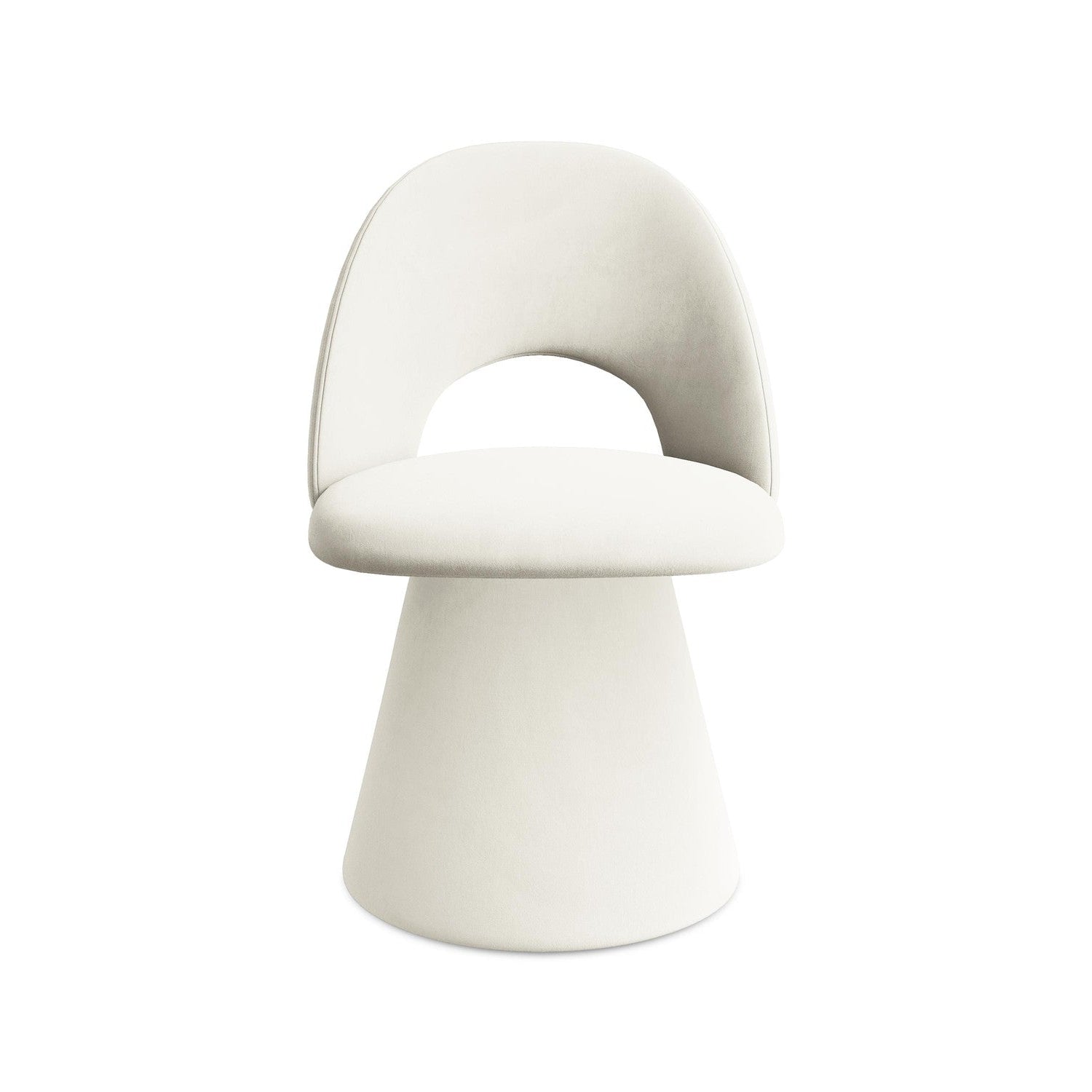 Velvet Chair KALO Light Beige