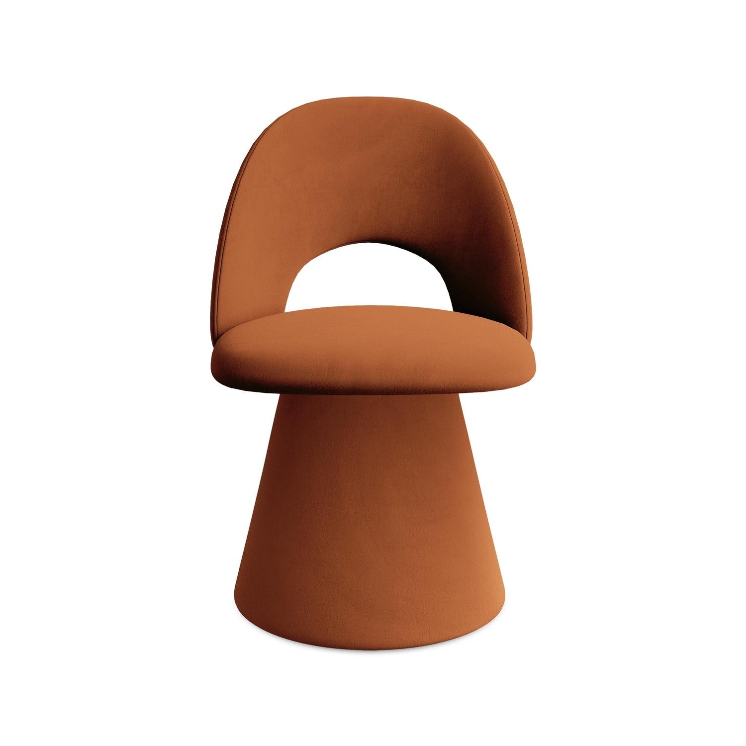 Velvet Chair KALO Terracotta