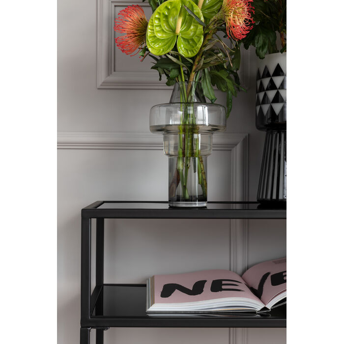 Black loft console