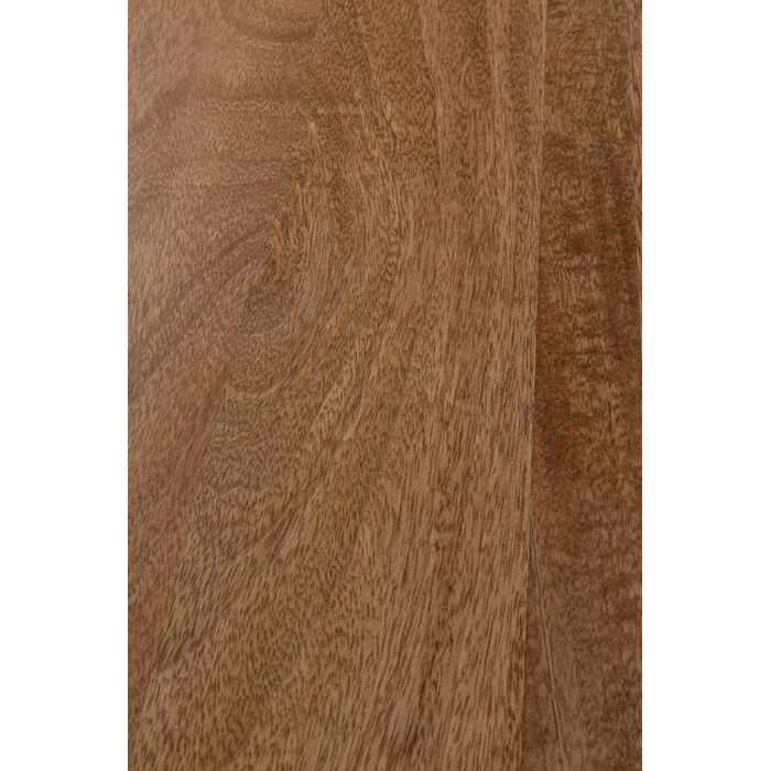 Kast 4-deurs MADEIRA massief hout met zwarte basis