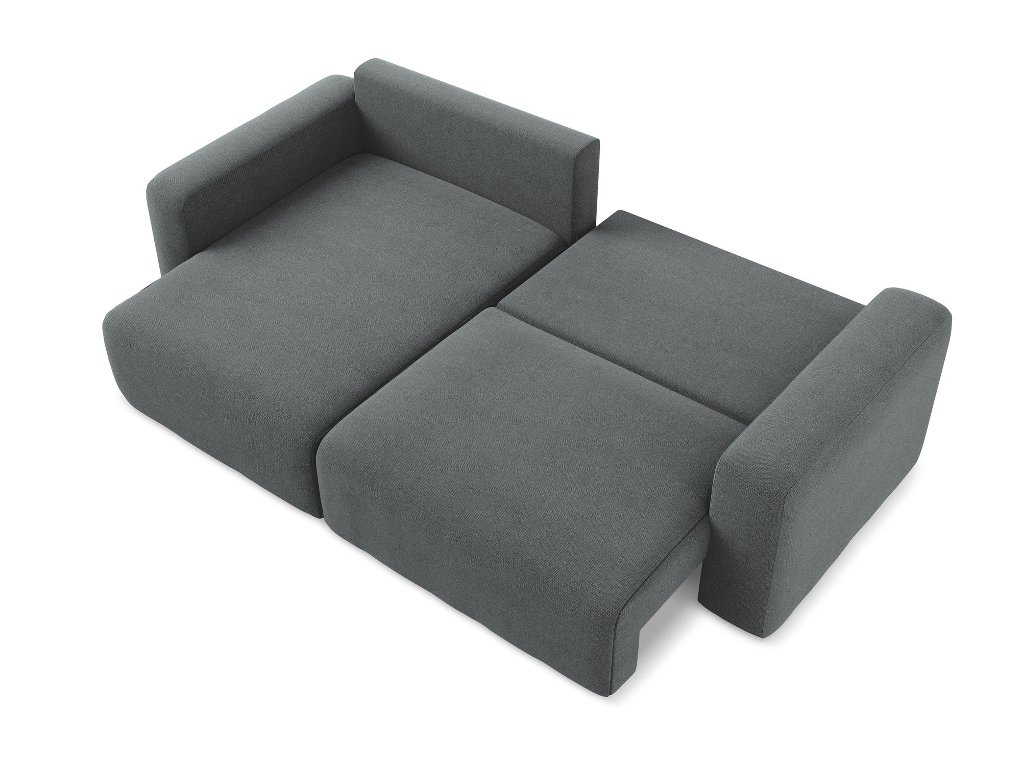 Left-sided corner sofa bed KONA gray