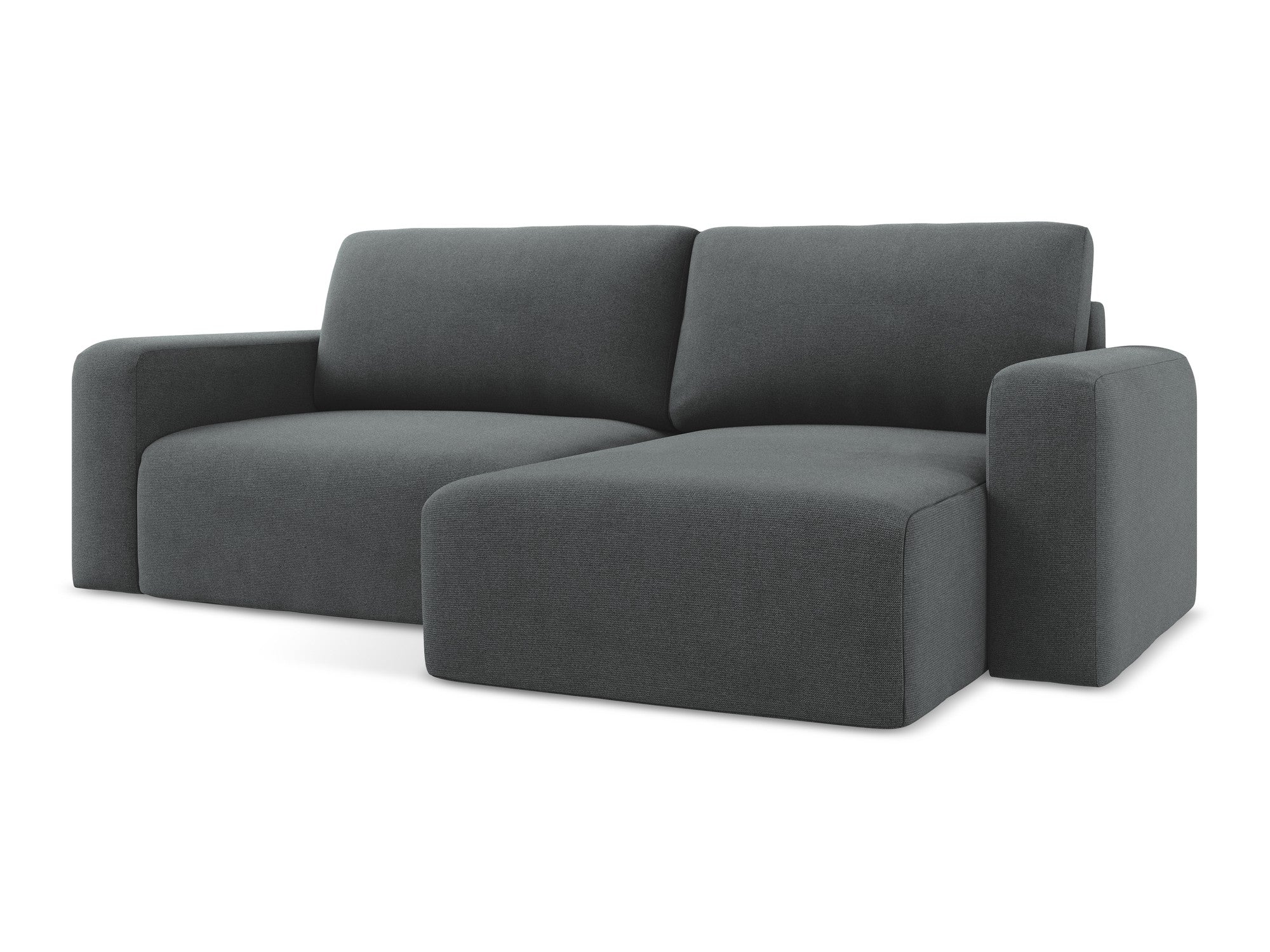 Right-sided corner sofa bed KONA gray