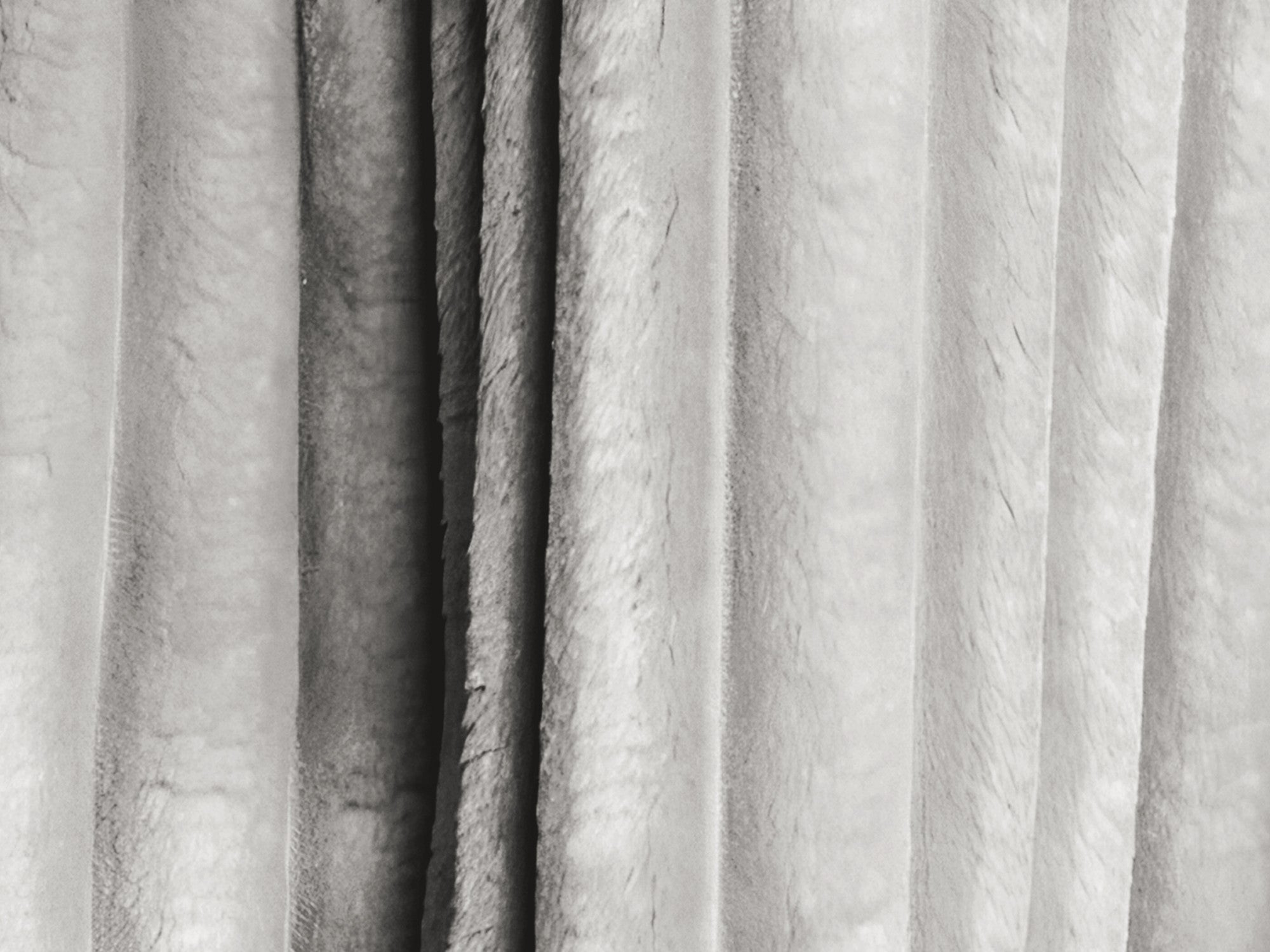 Rechthoekige bank met slaapfunctie KONA lichtgrijs corduroy