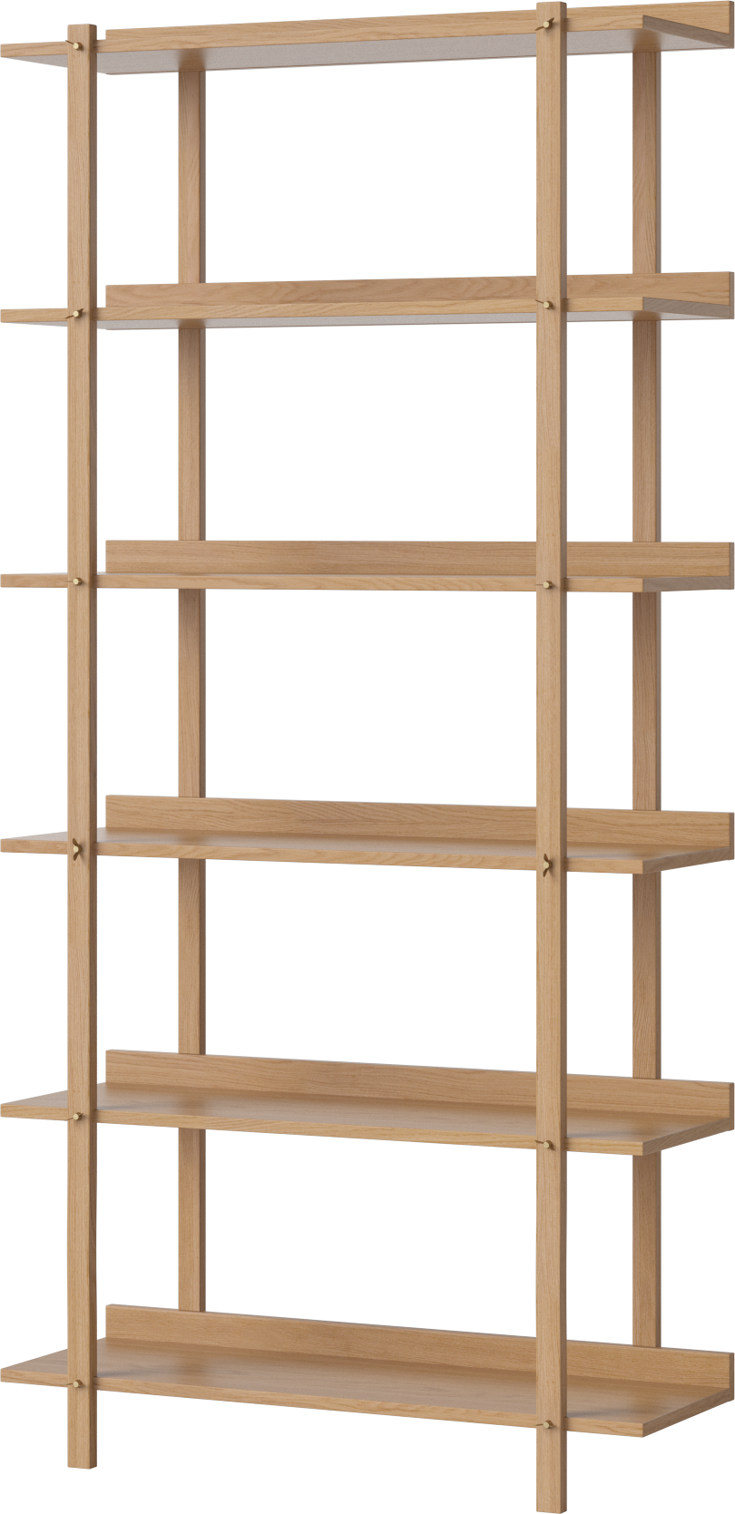 Eikenhouten KARI Boekenkast