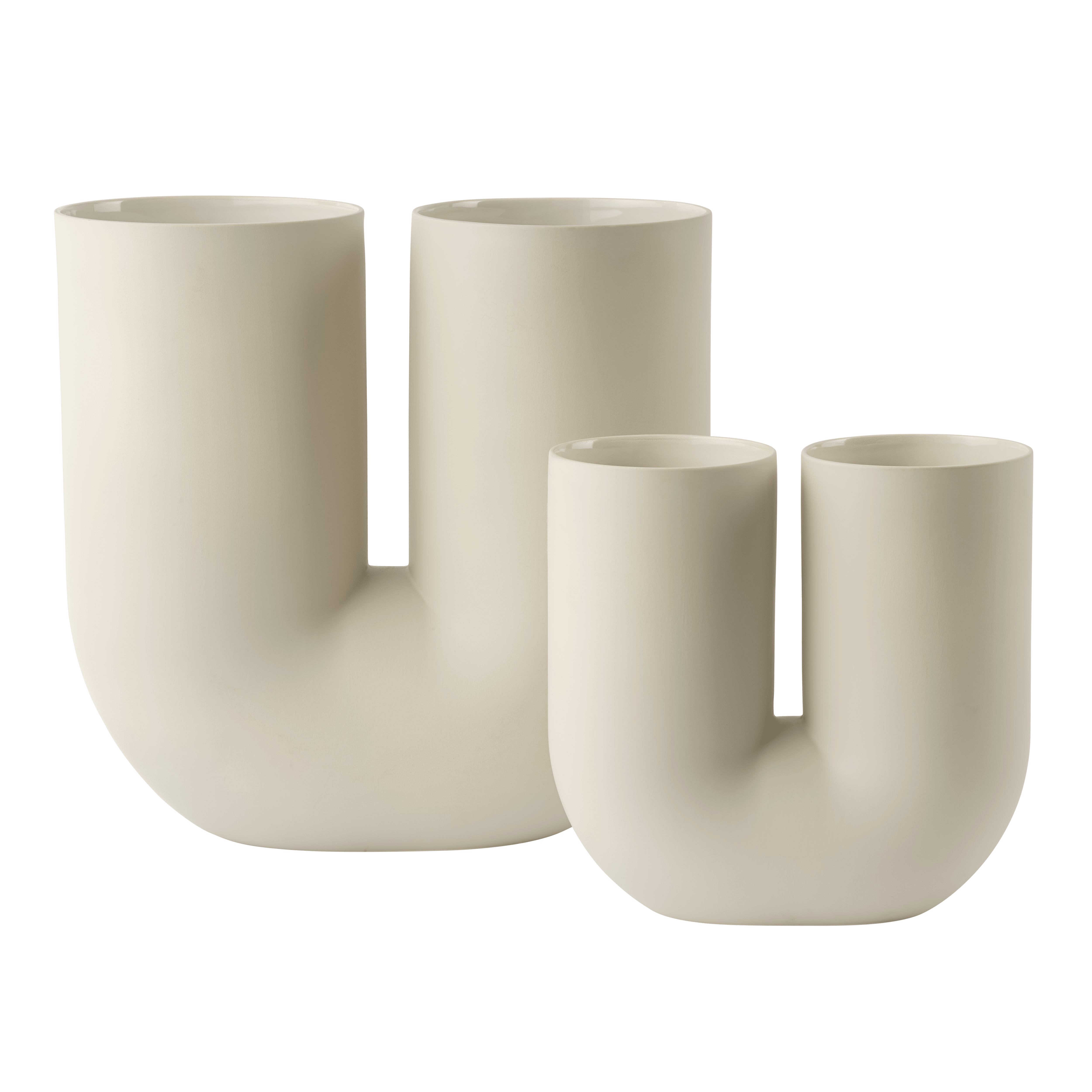 Vase KINK sandfarben