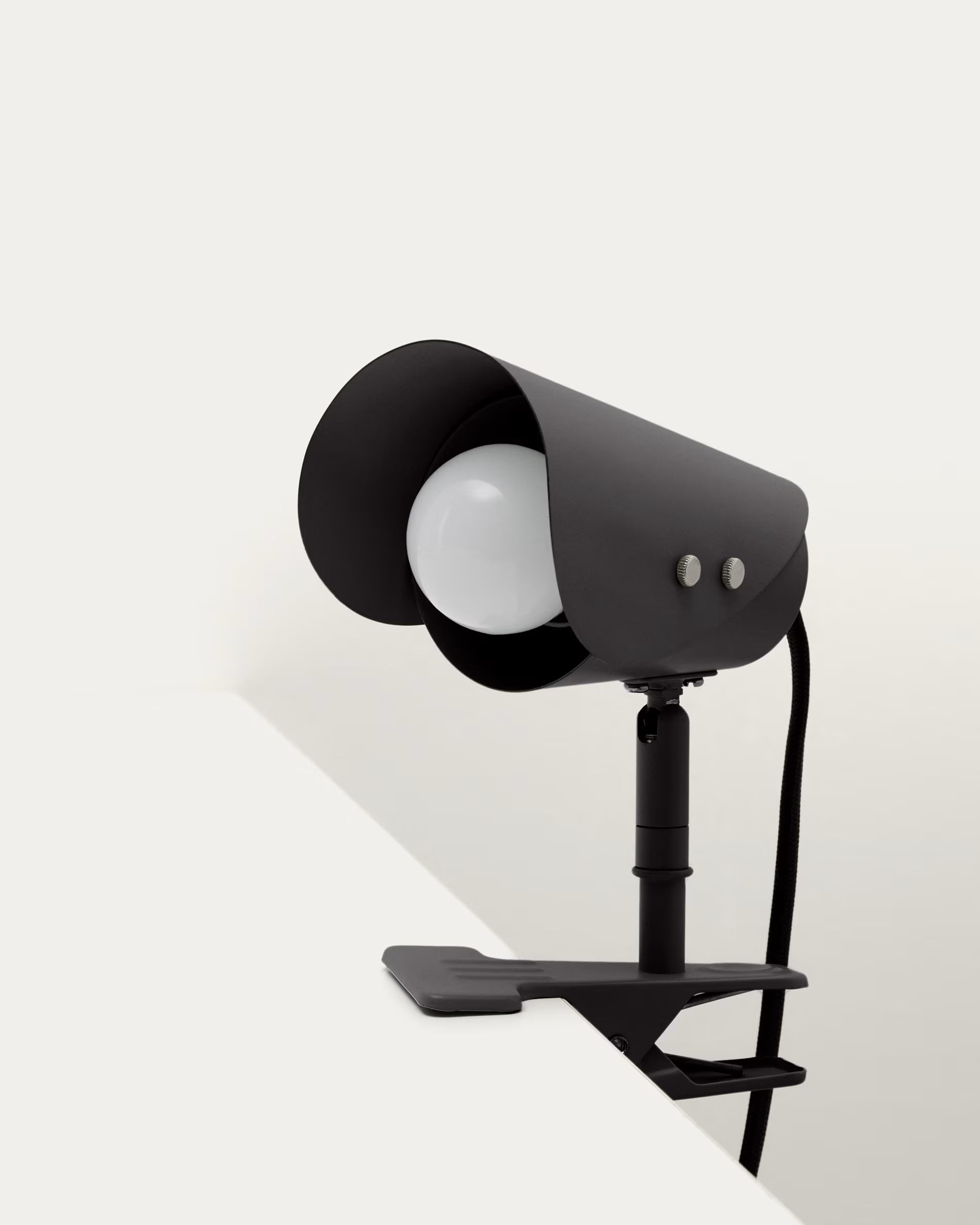 Desk lamp with clip JULA black