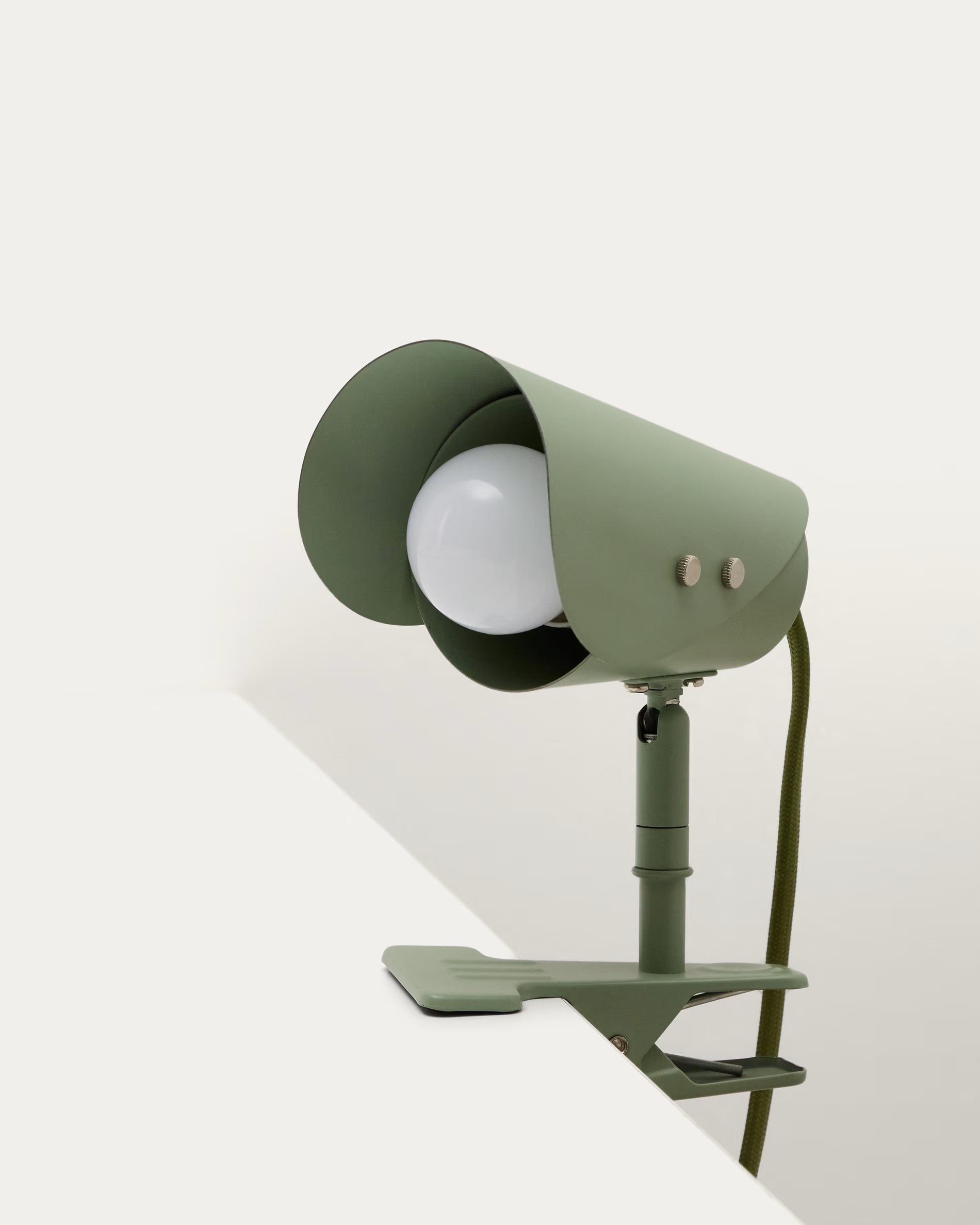 Schreibtischlampe mit Klemme JULA grün