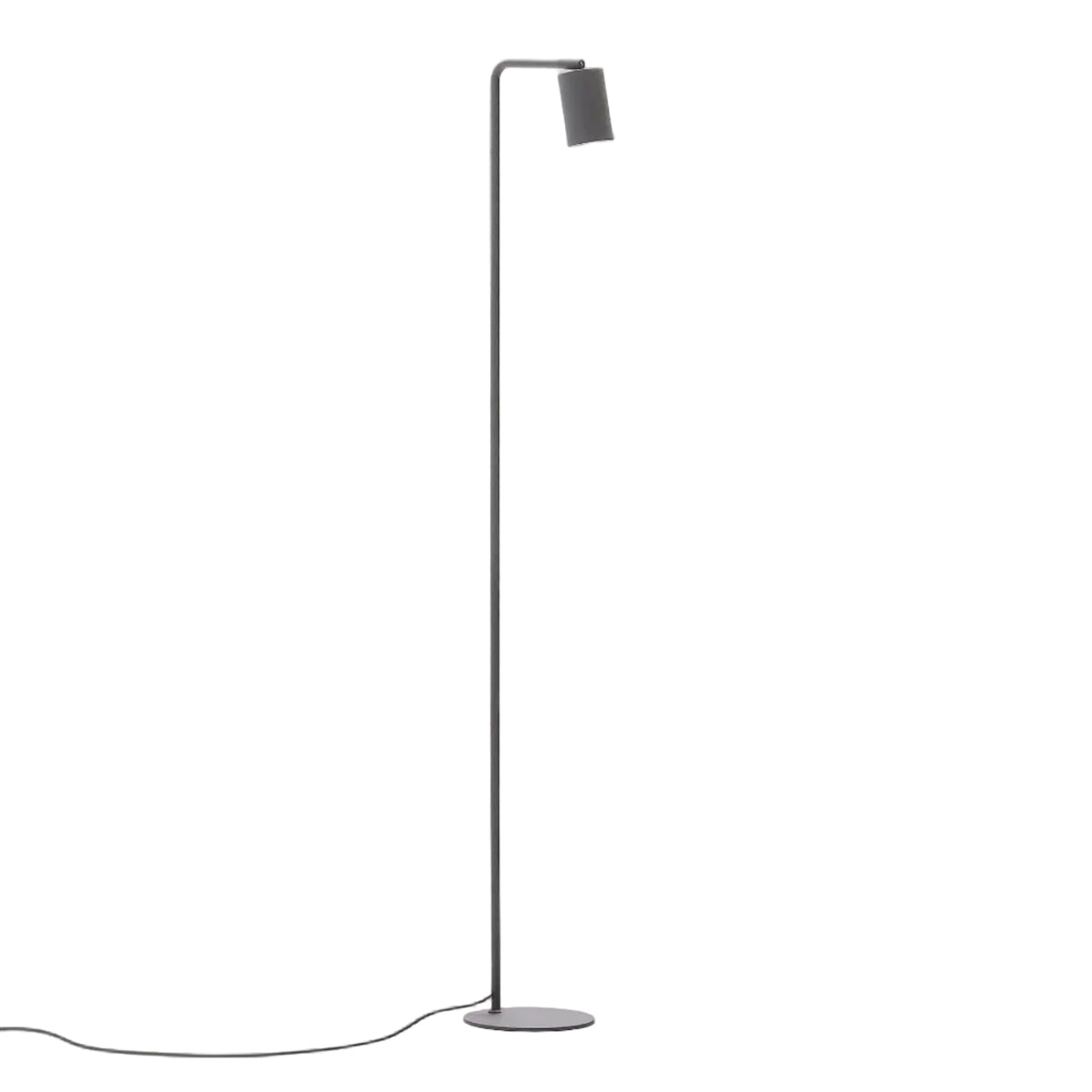 Lampa podłogowa MANIE czarny metal z efektem żeliwa – Kave Home