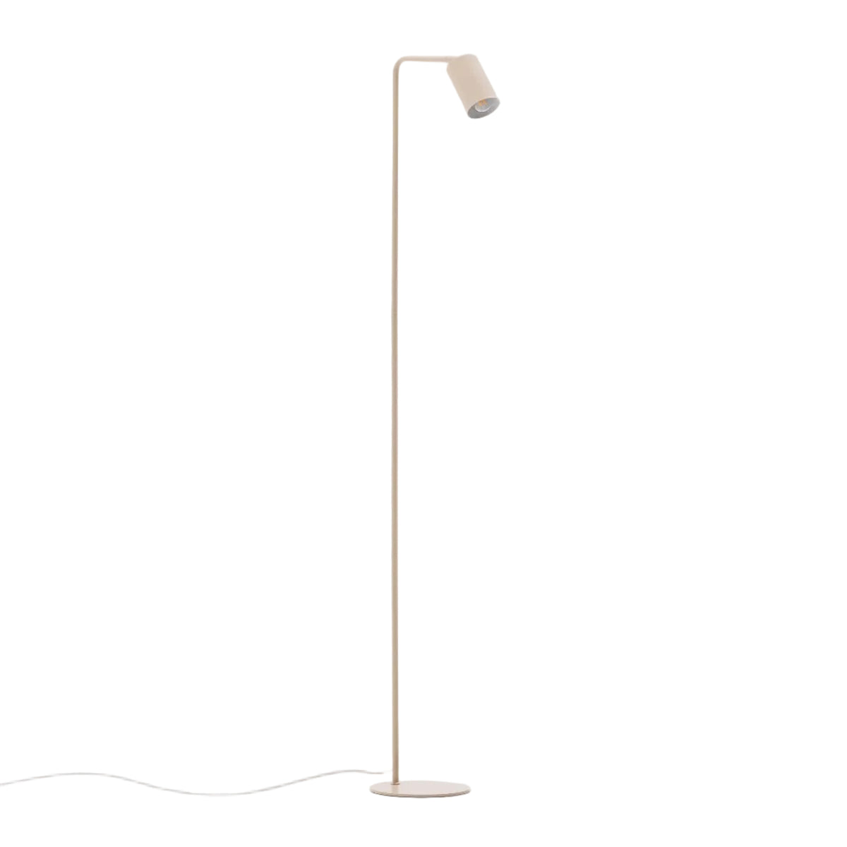 Lampa podłogowa MANIE beżowy teksturowany metal – Kave Home
