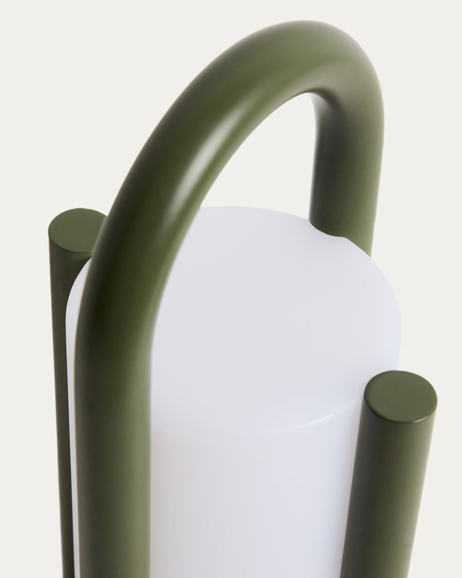 Tragbare Gartenlampe LEROS grün
