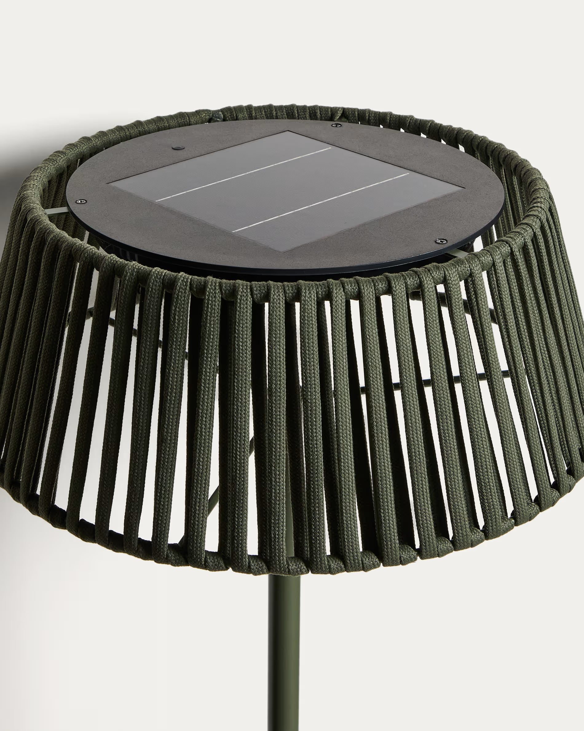 Lampa ogrodowa podłogowa solarna ALDET zielony – styl nowoczesny