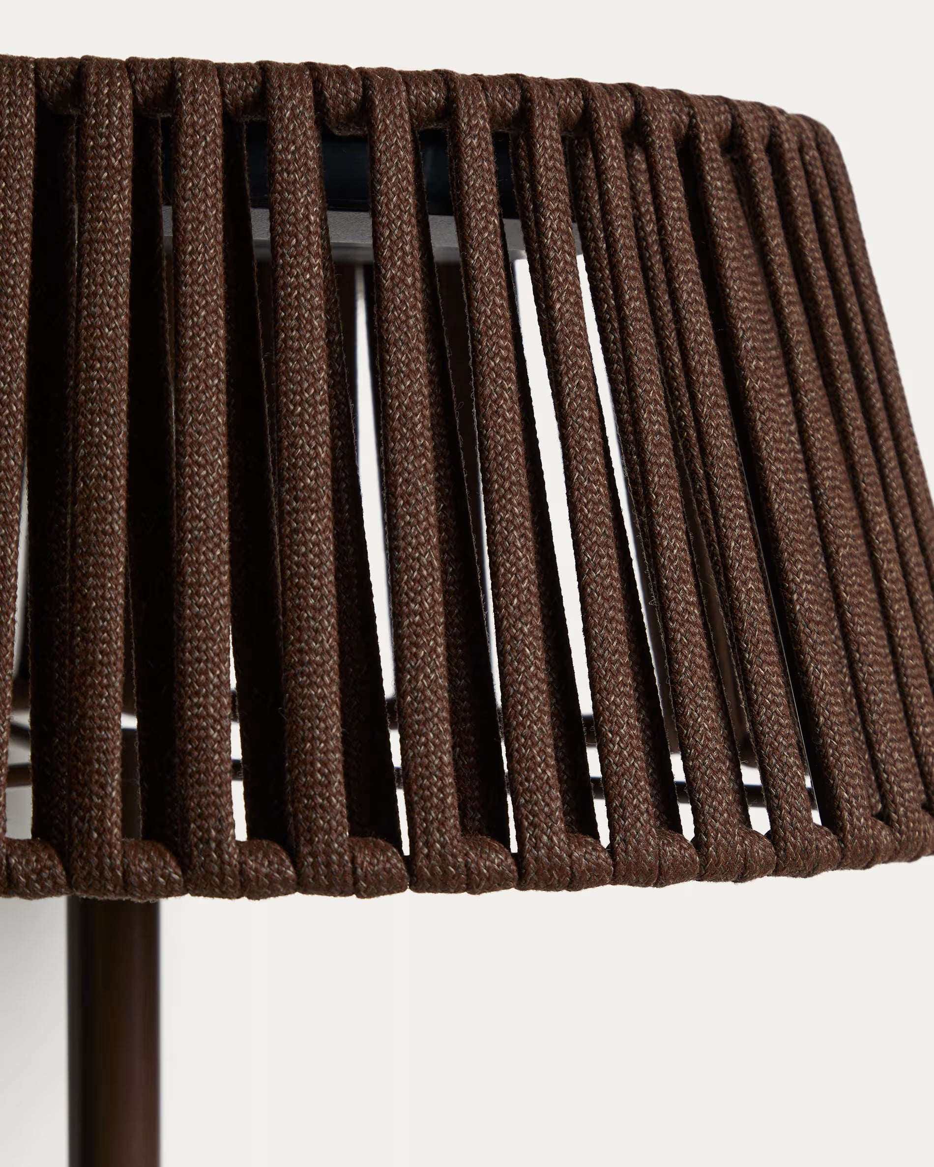 Lampa ogrodowa podłogowa solarna ALDET brązowy – styl nowoczesny