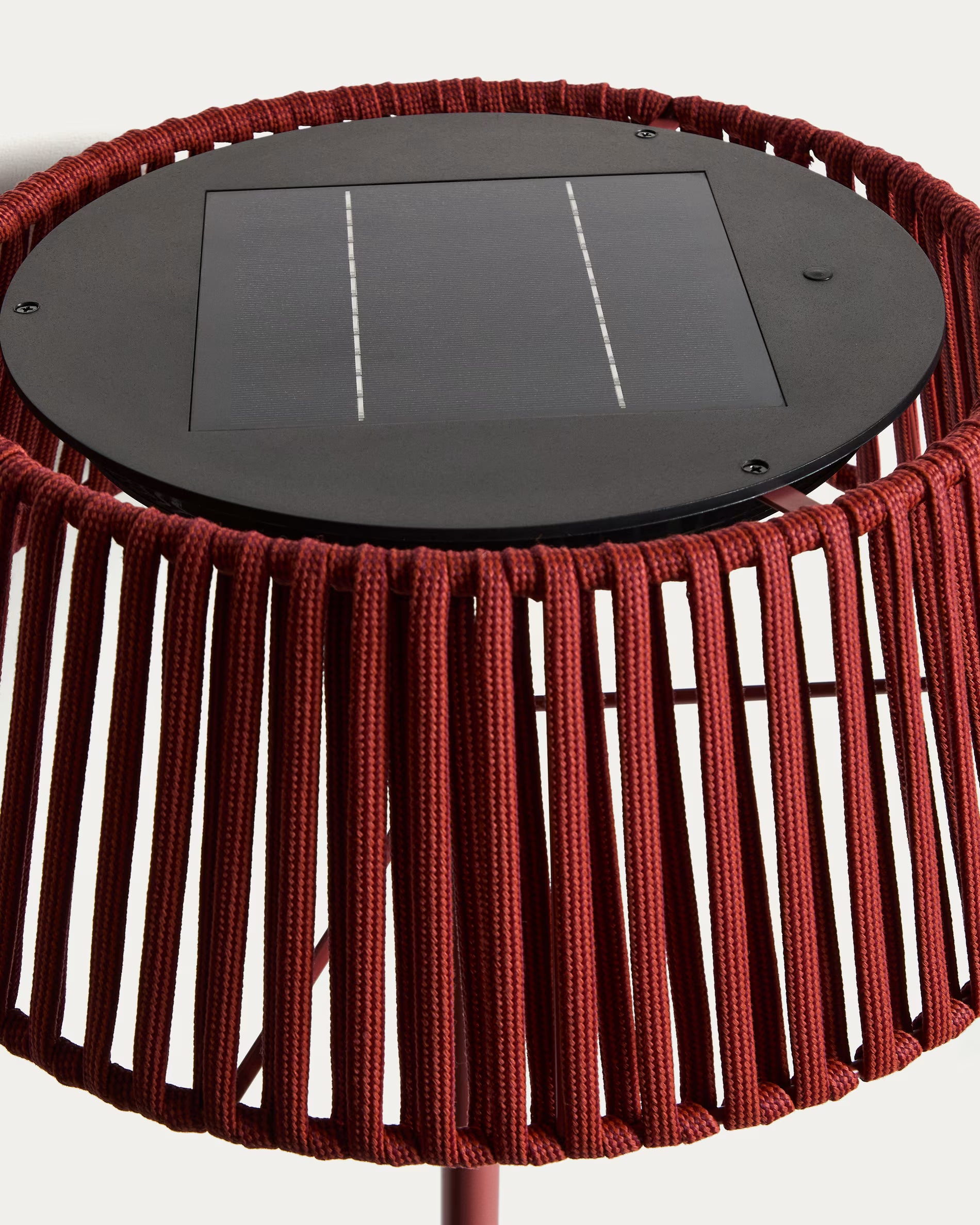 Lampa ogrodowa podłogowa solarna ALDET terakota – styl nowoczesny