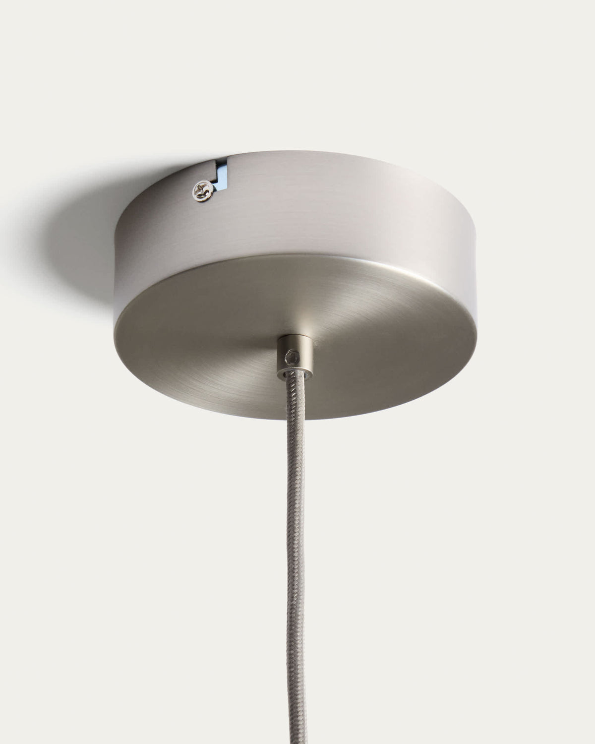 Lampa wisząca LED LERUNA matowe szkło i ocynkowany metal – ujęcie 7