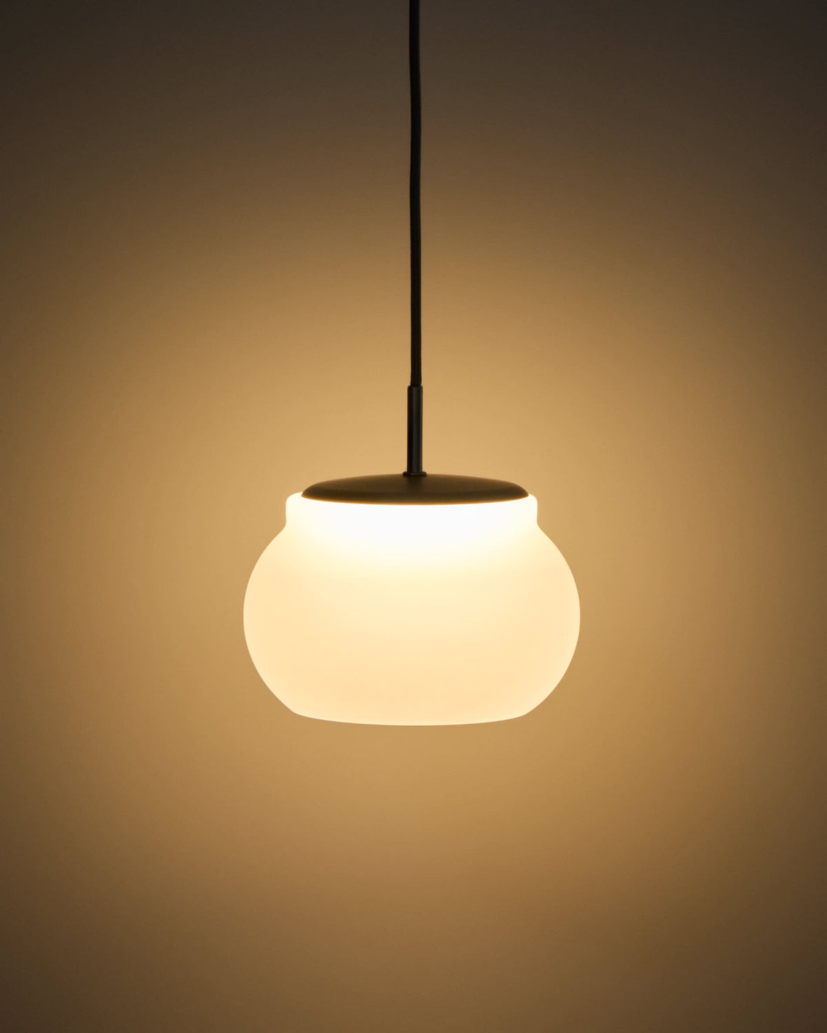 Lampa wisząca LED LERUNA matowe szkło i ocynkowany metal – ujęcie 5