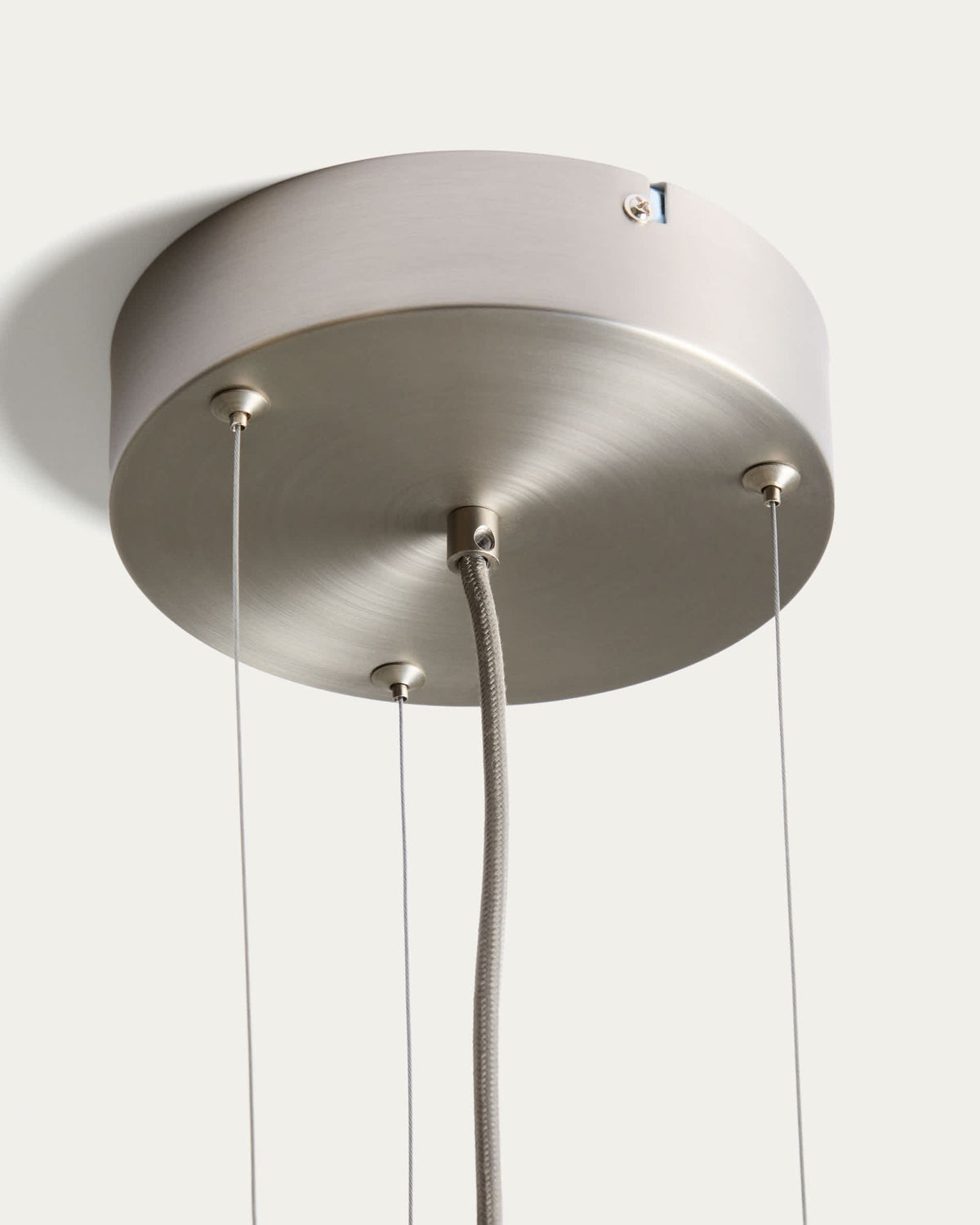 Lampa wisząca LED LERUNA matowe szkło i ocynkowany metal – ujęcie 14