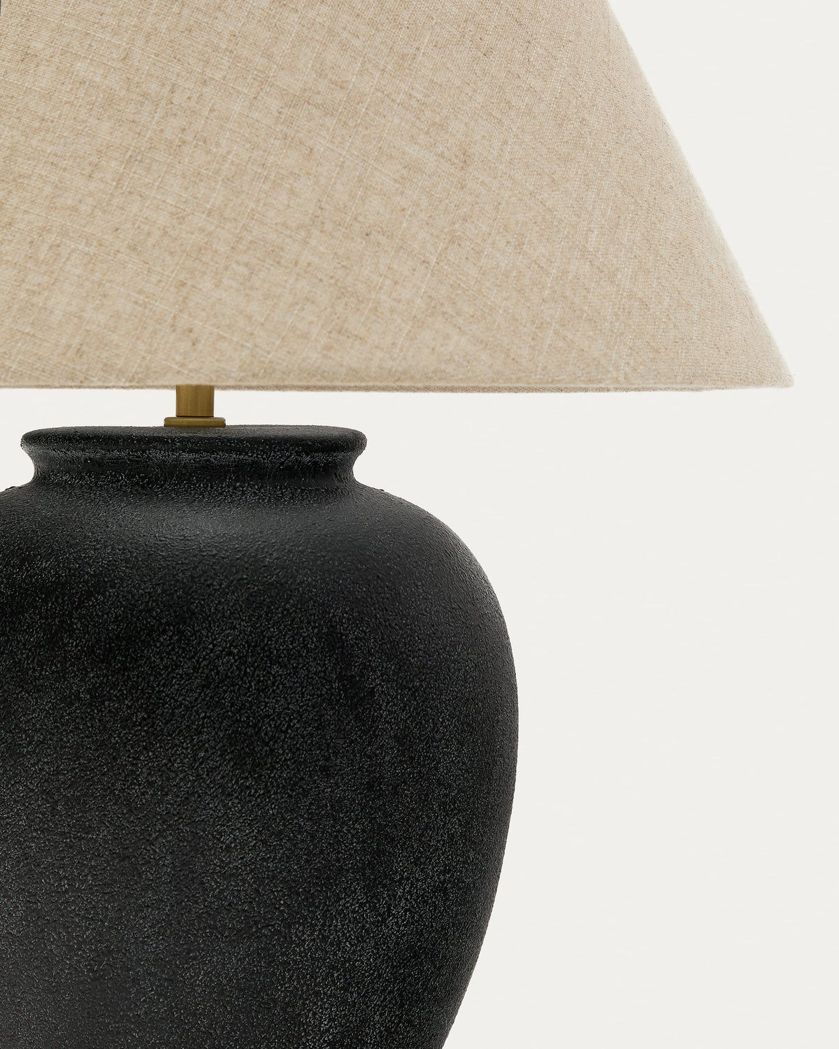 Lampa stołowa MERCADAL czarny ceramika – ujęcie 5