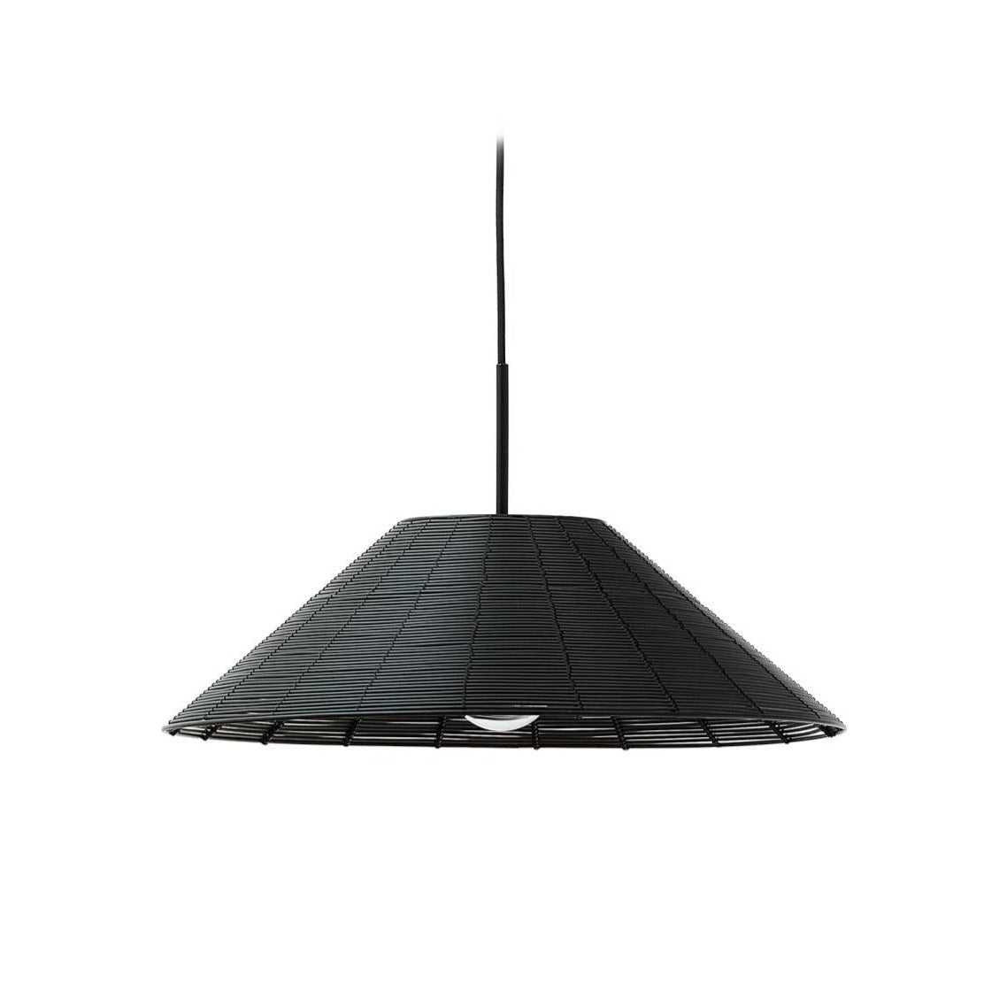 Klosz lampy wiszącej SARANELLA czarny La Forma 50 cm   Eye on Design