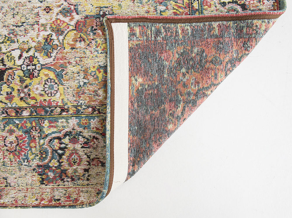 Vloerkleed BAKTHIARI JANISSERY MULTI bruin-rood
