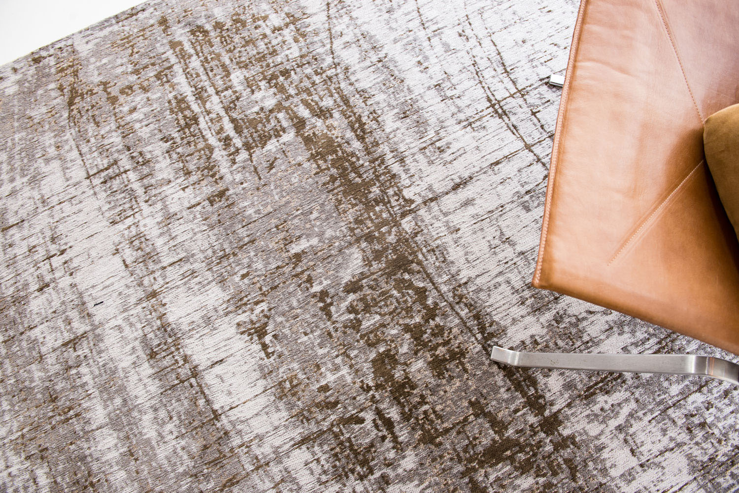 Griff Beton Dschungel Teppich Beige