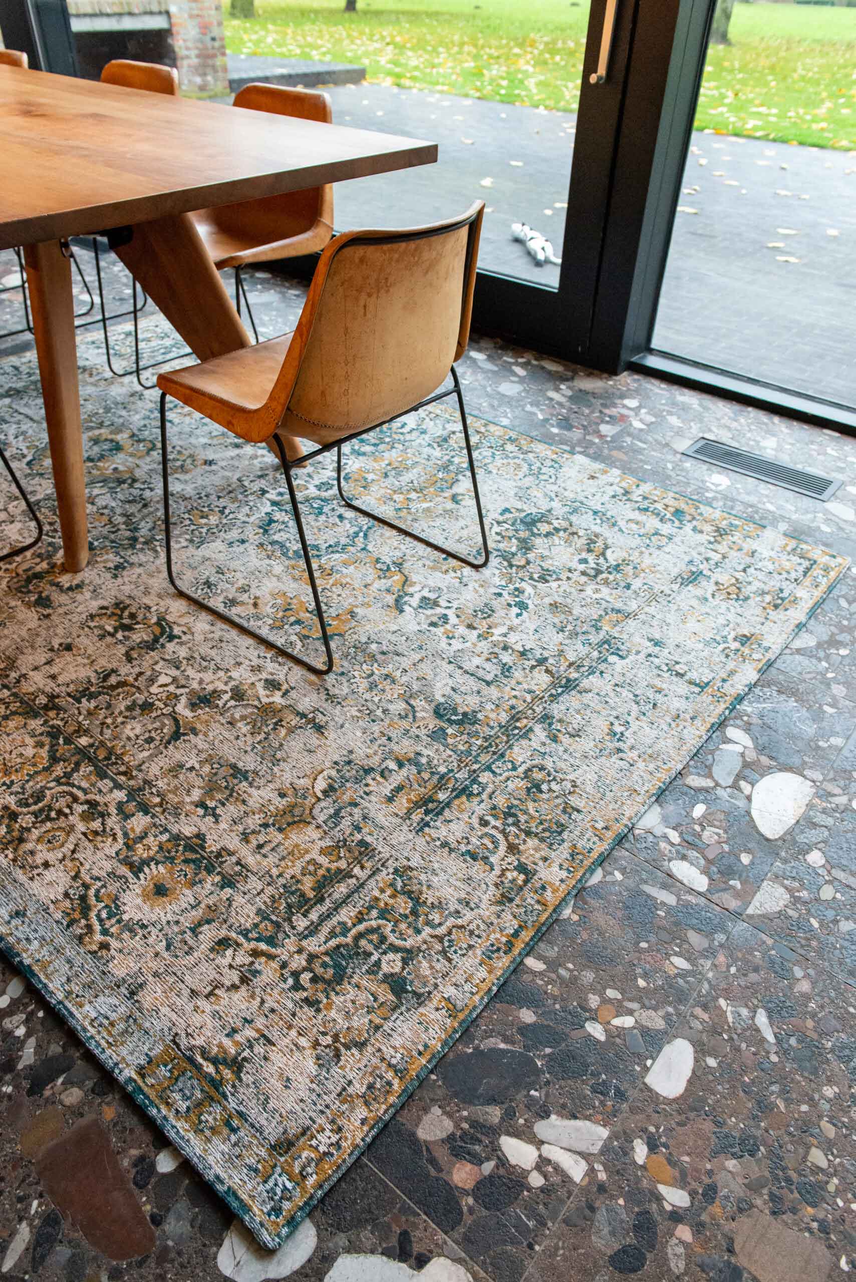 Vloerkleed BAKTHIARI FENER bruin-grijs